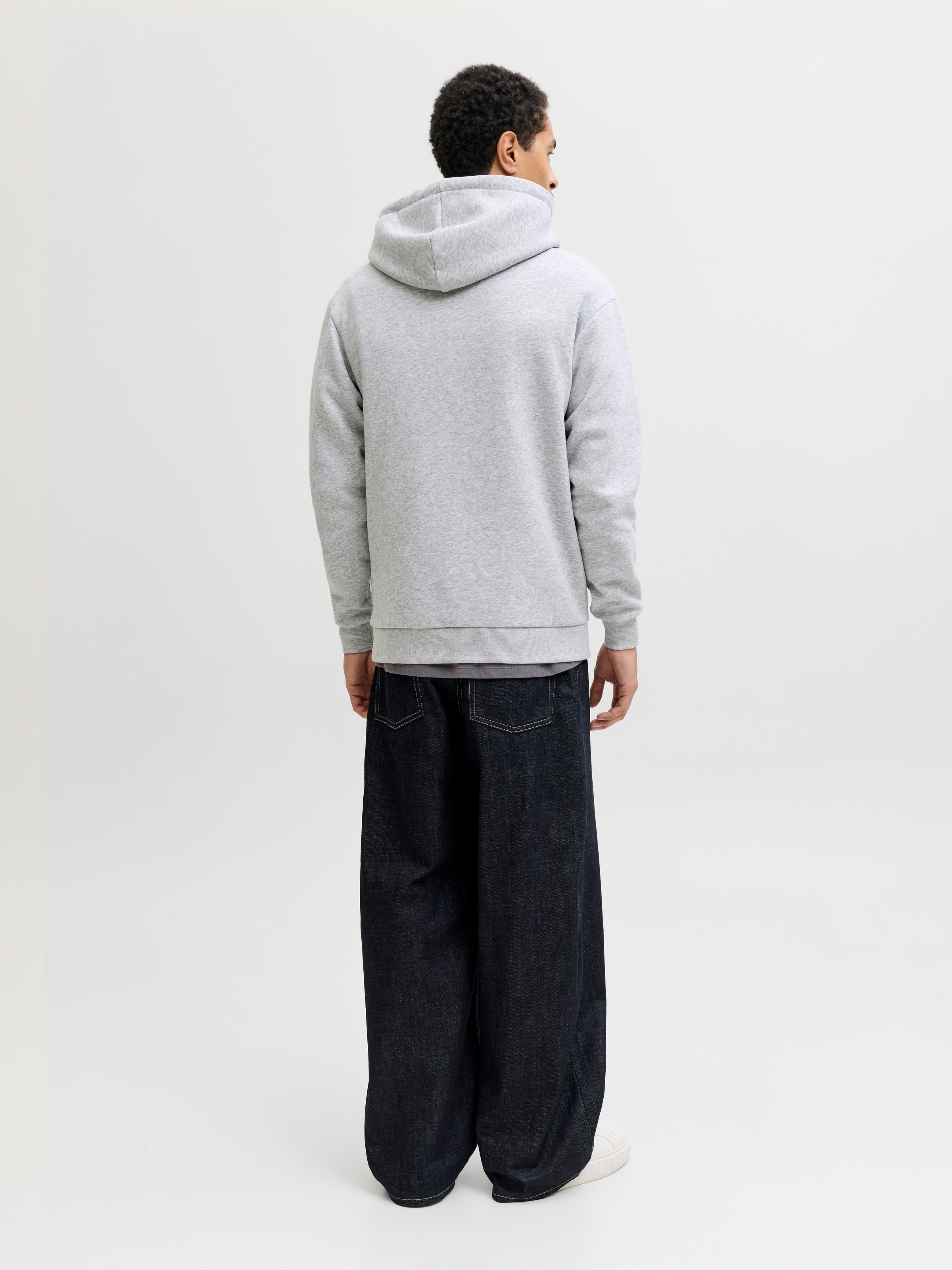 Jack & Jones Kapuzensweatshirt »JJEBRADLEY SWEAT HOOD NOOS«, Materialmix, relaxed fit
