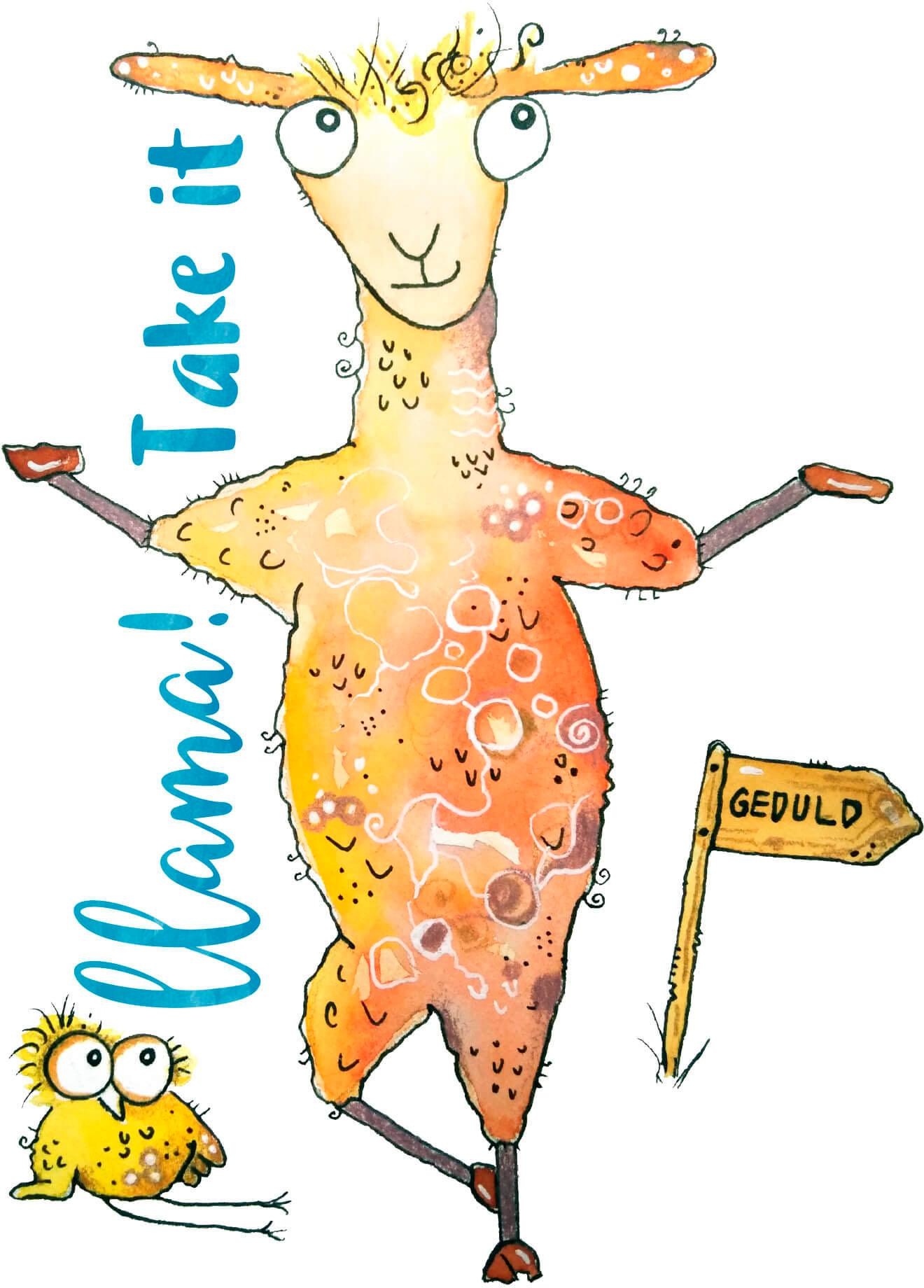 Image of Wall-Art Wandtattoo »Take it llama« bei Ackermann Versand Schweiz