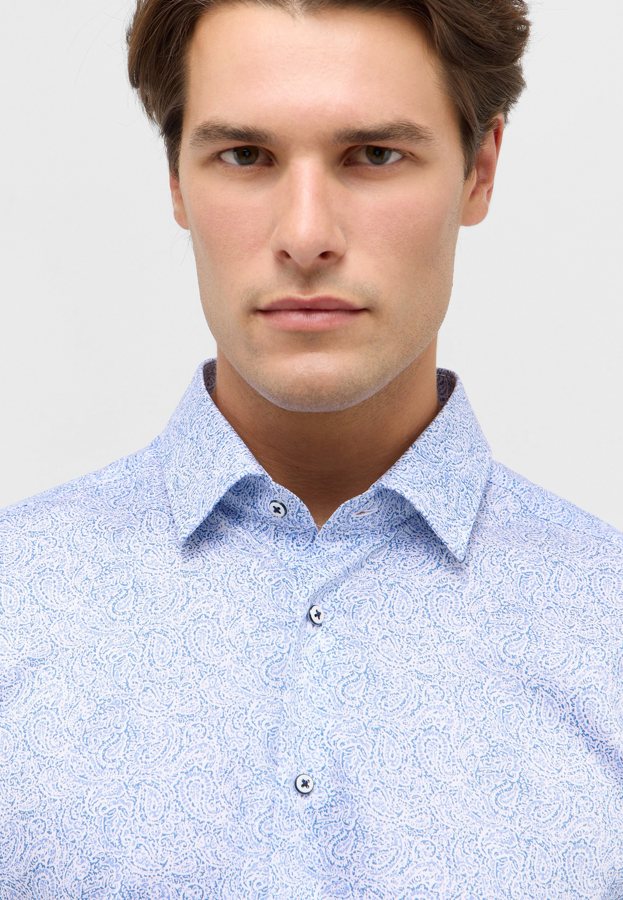 Eterna Langarmhemd »SLIM FIT« NON IRON (bügelfrei)