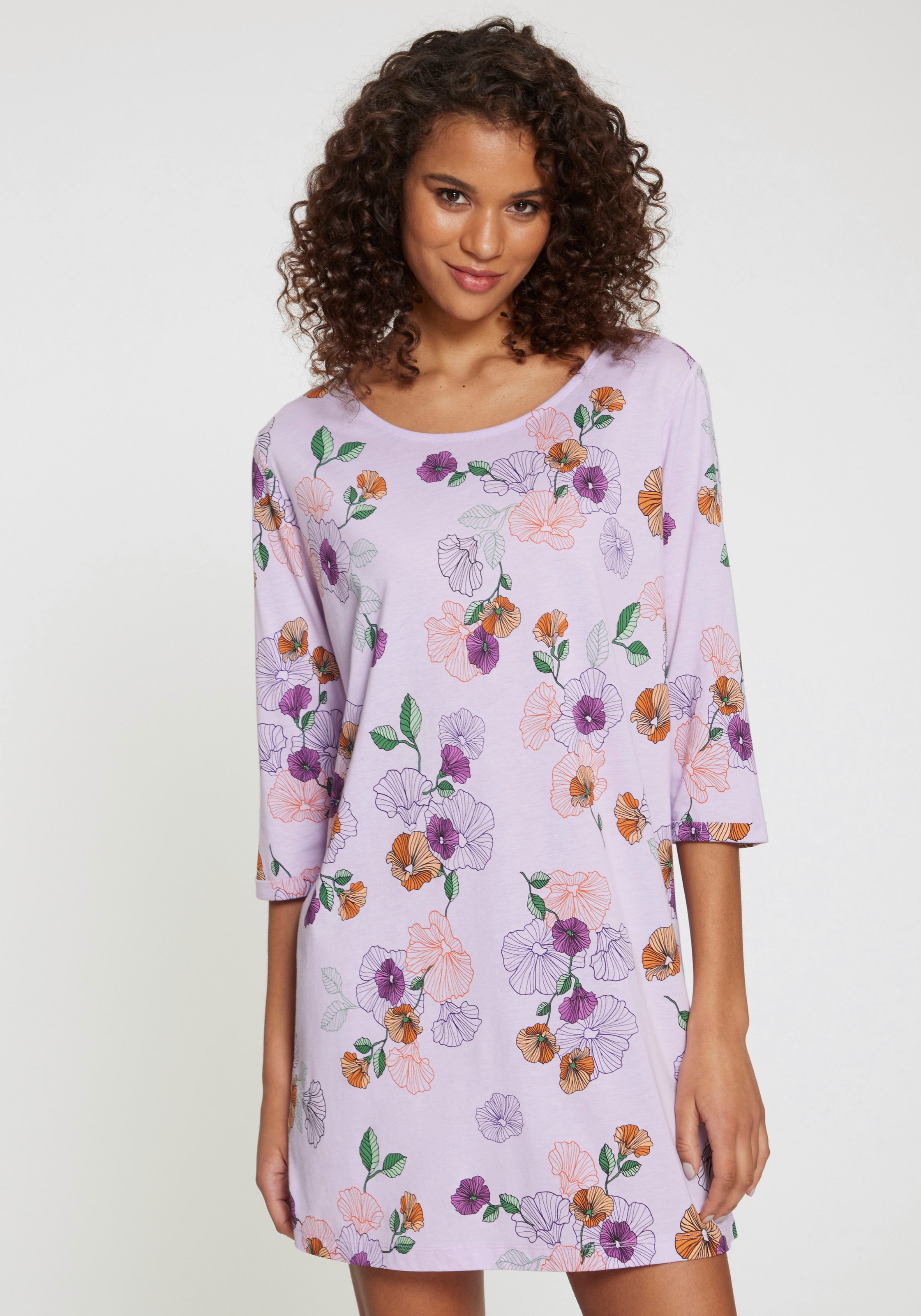 Image of Vivance Dreams Nachthemd mit Blumen-Druck