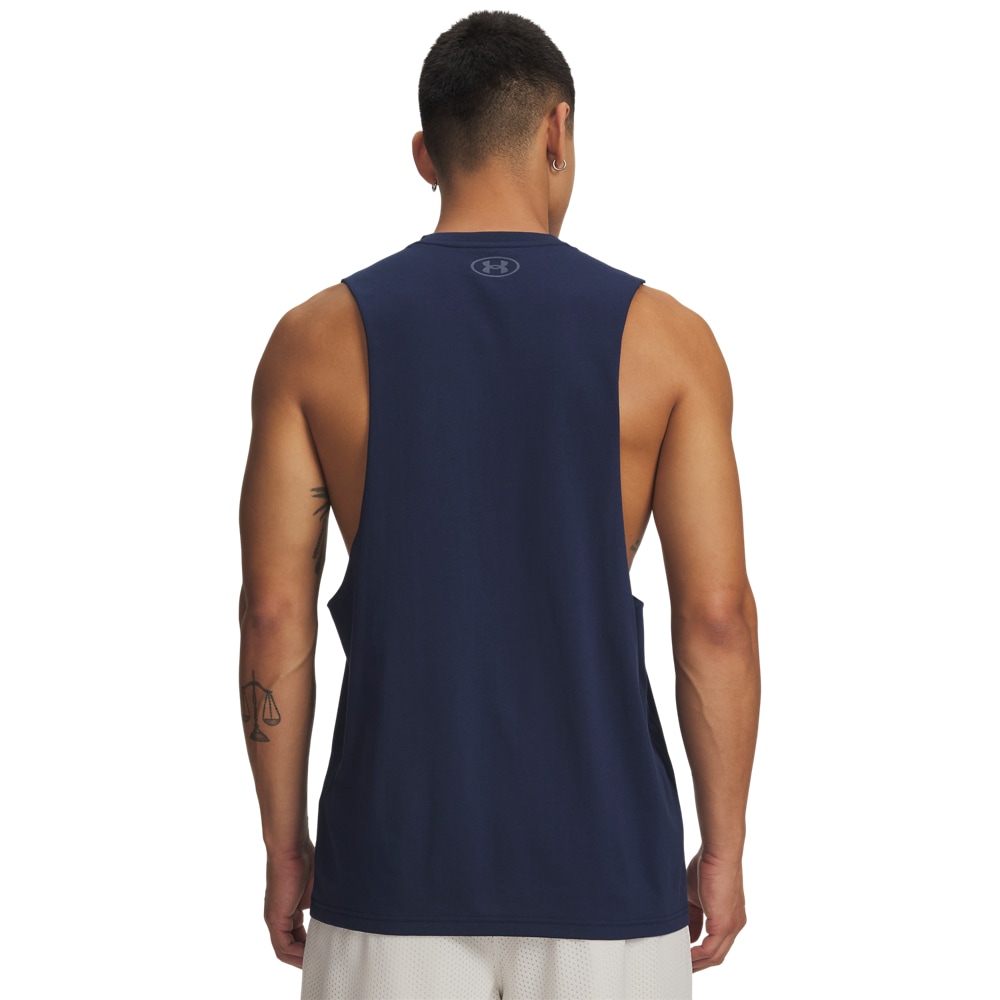 Under Armour® Haut d'entraînement »UA LEFT CHEST CUT OFF TANK« sportliche Schnittform, für Trainingseinheiten, leichtes Design