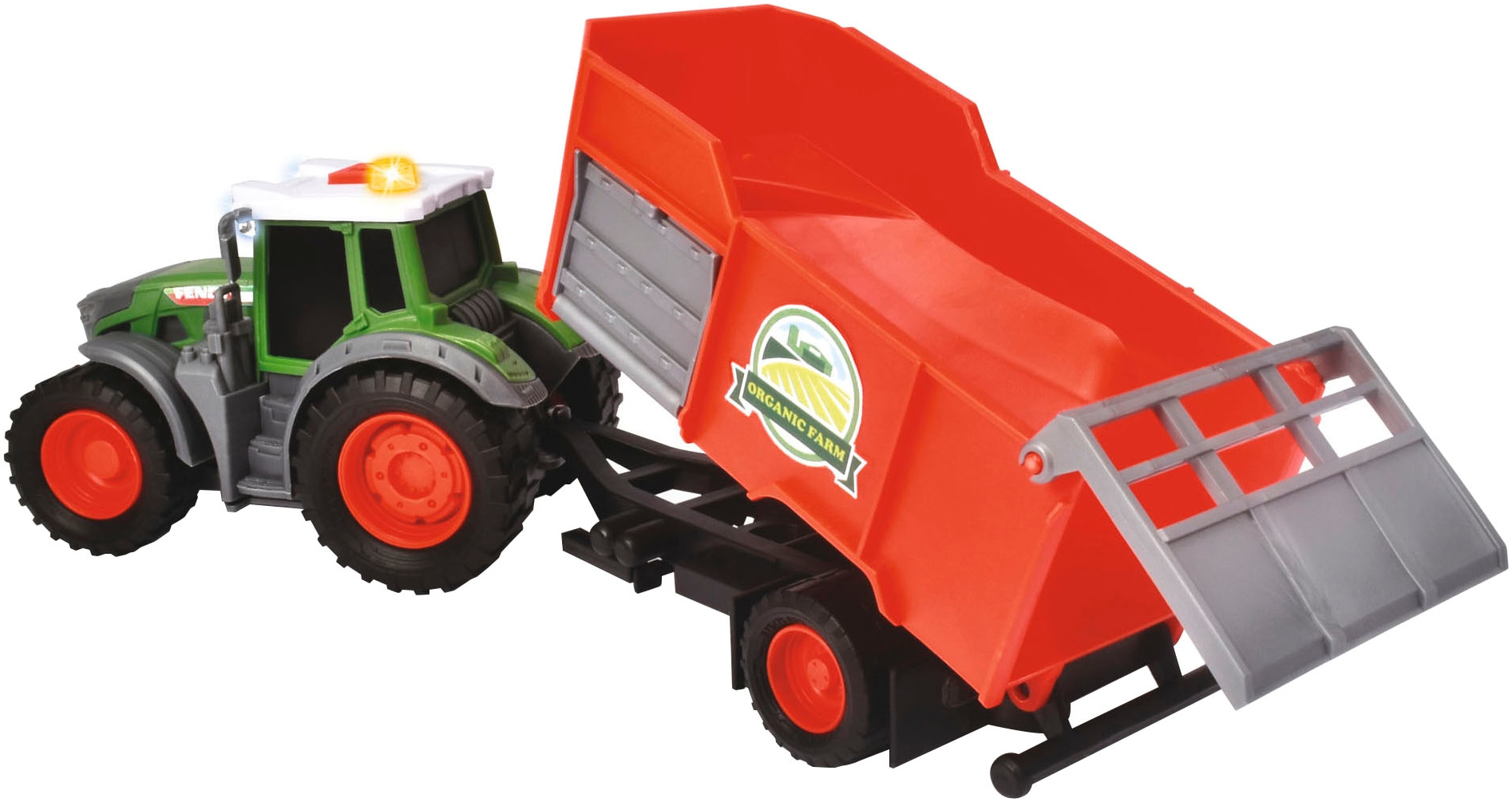 Dickie Toys Spielzeug-Traktor »Fendt Farm Trailer«, mit Licht und Sound