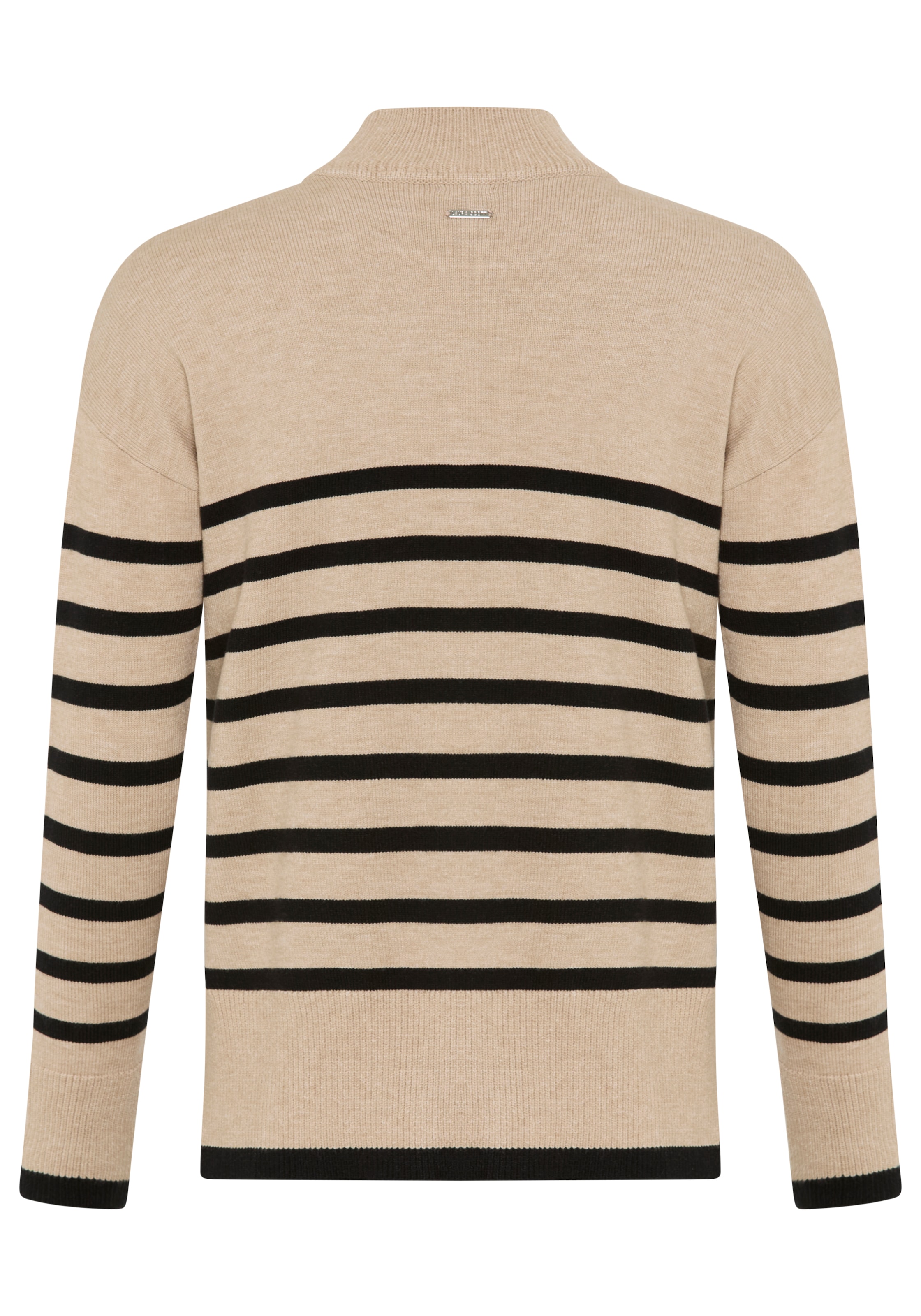 Laura Scott Pull à rayures kuscheliger Winterstrick mit seitlichen Schlitzen - NEUE KOLLEKTION