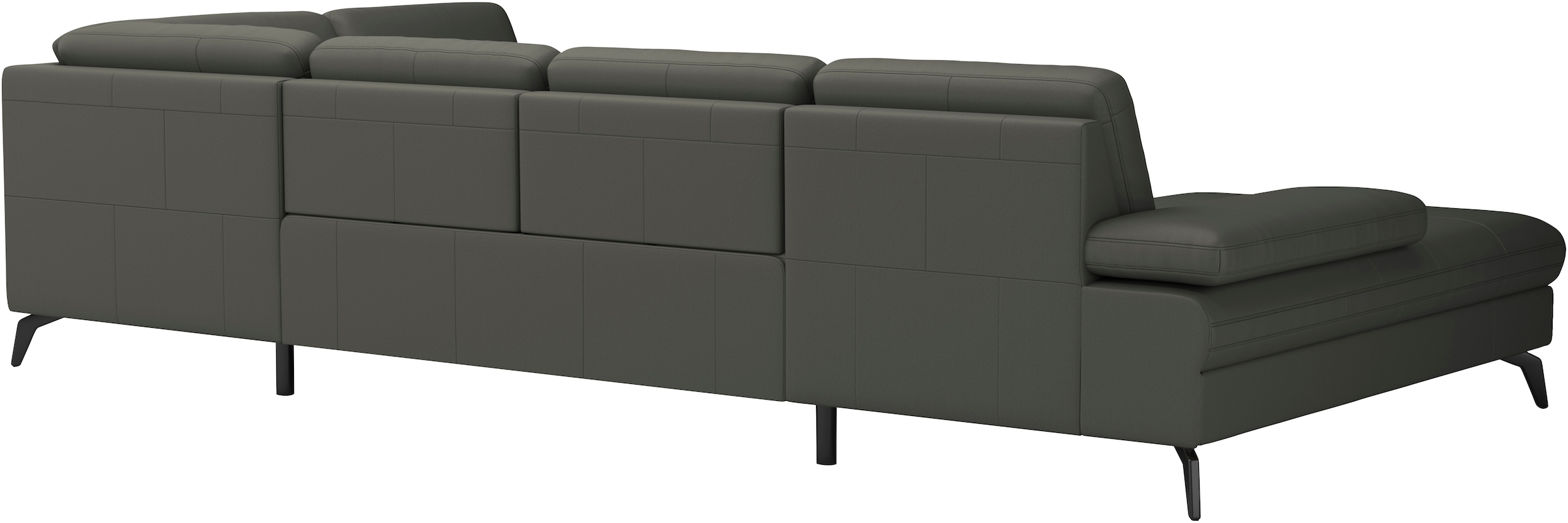 sit&more Wohnlandschaft »Morris U-Form, inkl. Sitztiefenverstellung«, wahlweise mit Armteilverstellung, Bettfunktion & Bettkasten