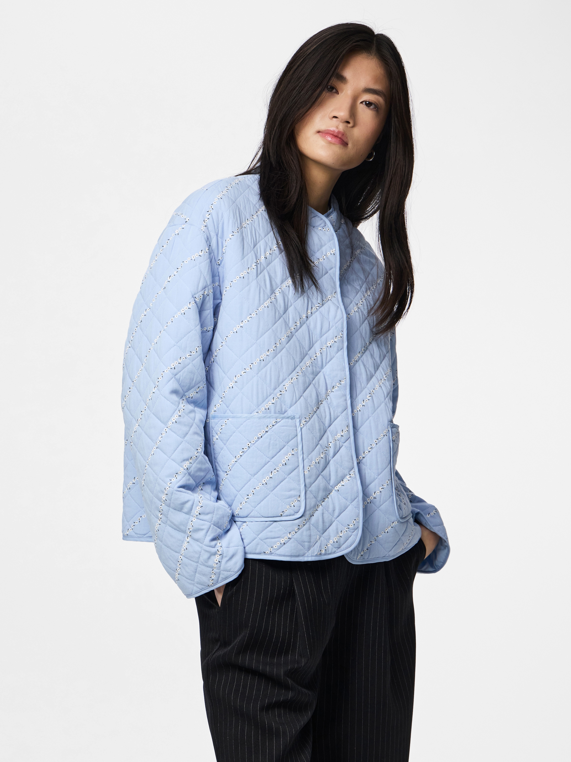 Image of pieces Kurzjacke "PCRIKKE QUILTED JACKET NOOS"