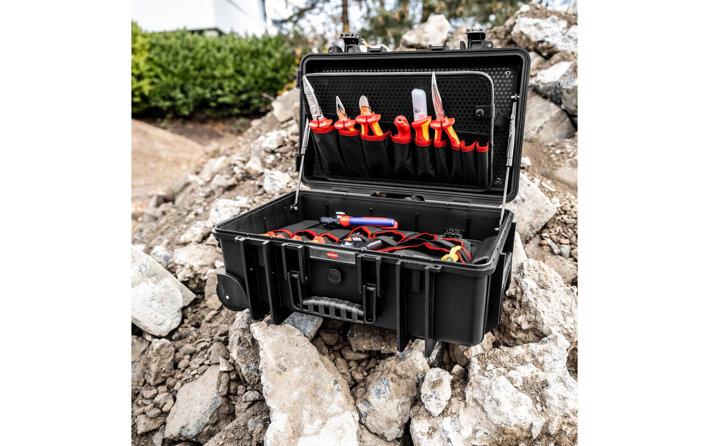 Knipex Werkzeugkoffer »Robust26 Move, Elektro, 22-teilig«, (22 St.)