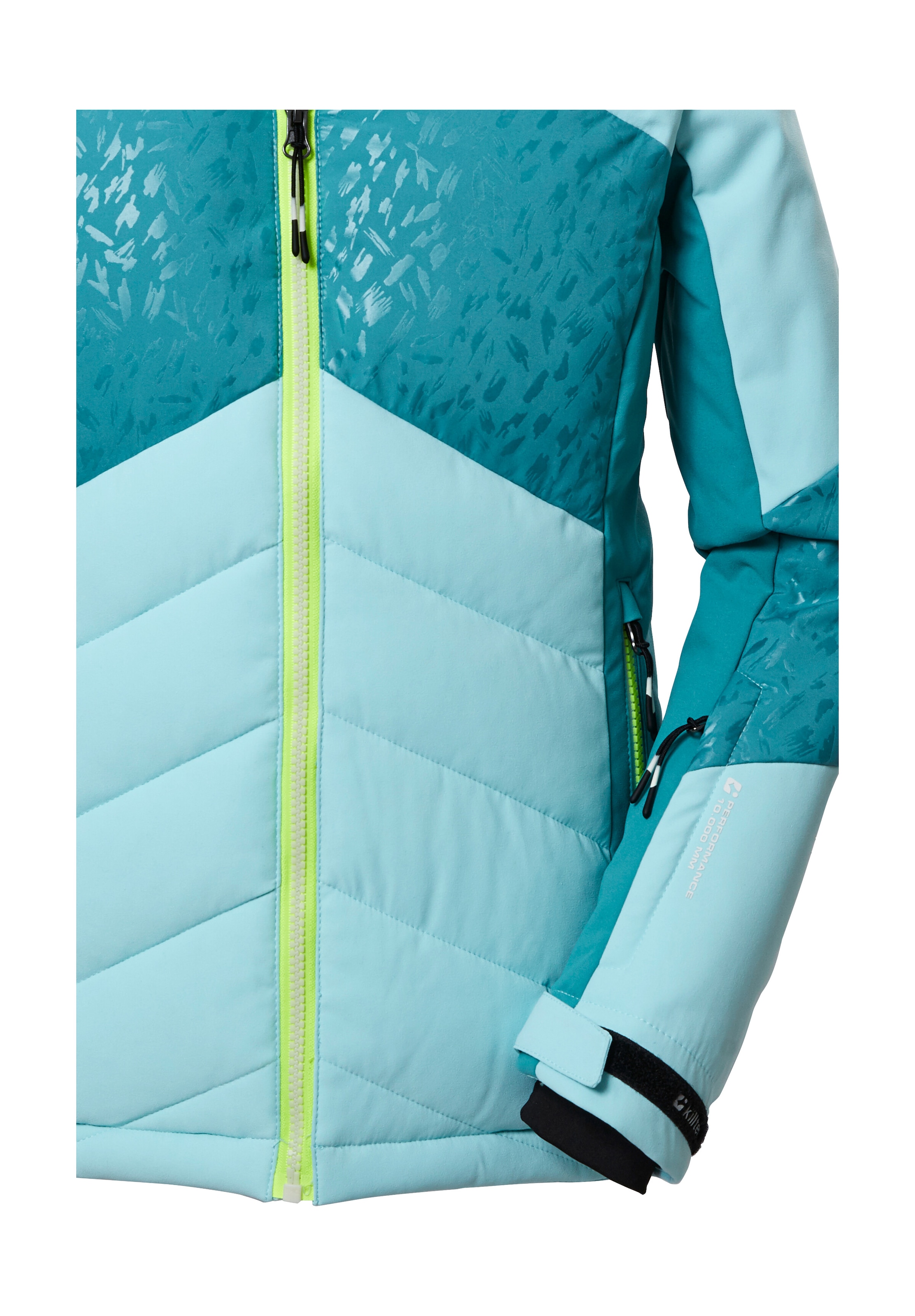 Killtec Skijacke »KSW 342 GRLS SKI QLTD JCKT« Wasserabweisende, atmungsaktive Skijacke mit verstellbaren Bündchen