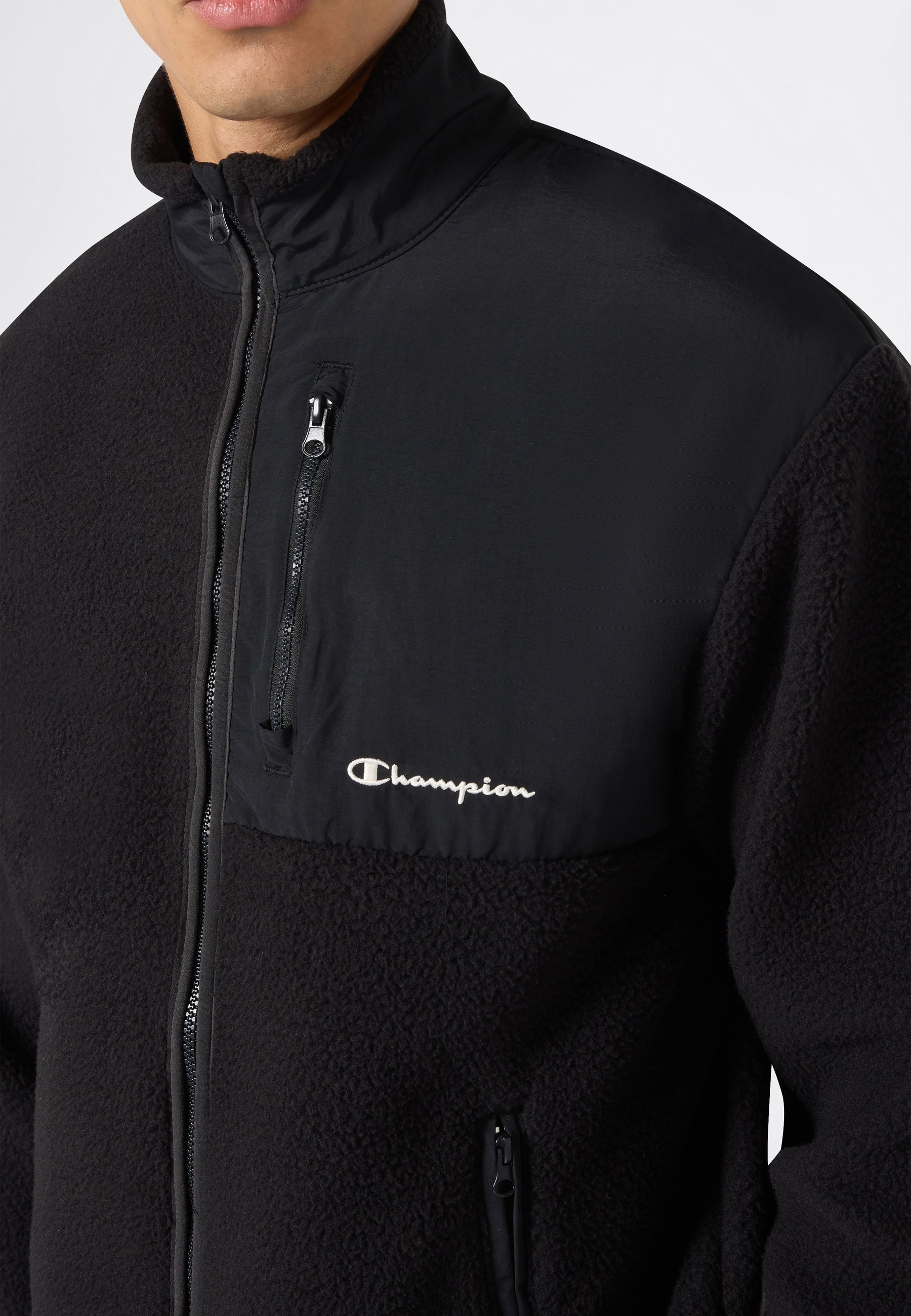Champion Fleecejacke »SPORTWEAR ZIP-UP Loose Fit Polar« mit sportlichem Charakter, weiches Fleece, Loose Fit