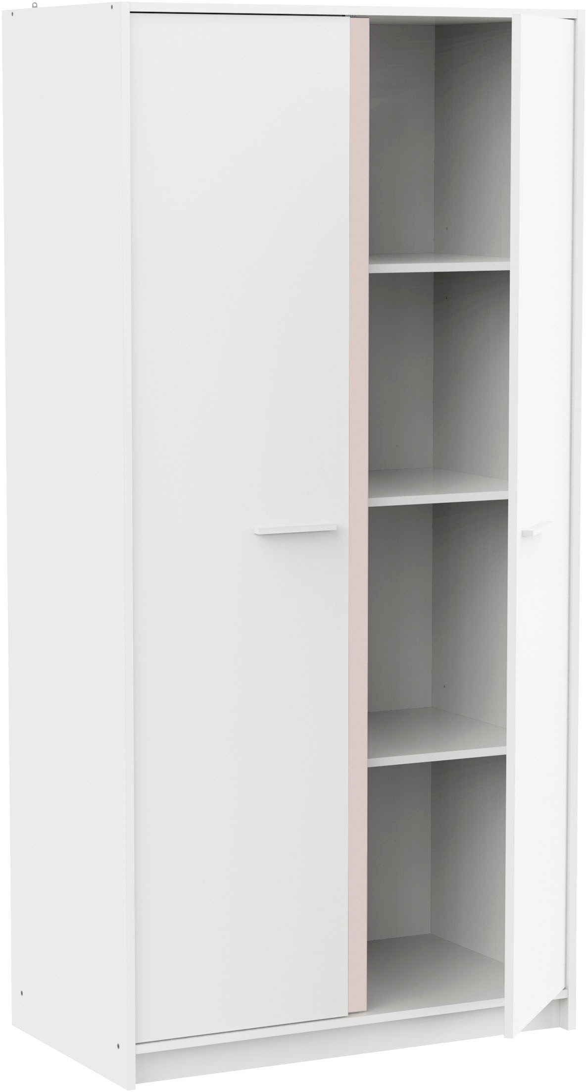 Demeyere GROUP Armoire pour enfants »REVERSO, mit rosa oder dunklem Kontrast durch drehbare Paneele« L/H/P env. 88,5/181/50 cm,  2 tringles à vêtements, 3 étagères, Made in France