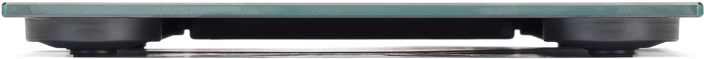 Omron Personenwaage »HN289 extra flach, mit Wiegefläche aus Sicherheitsglas, bis 150 kg« One-Touch-Wiegen, grosses LCD-Display und rutschfesten Standfüssen