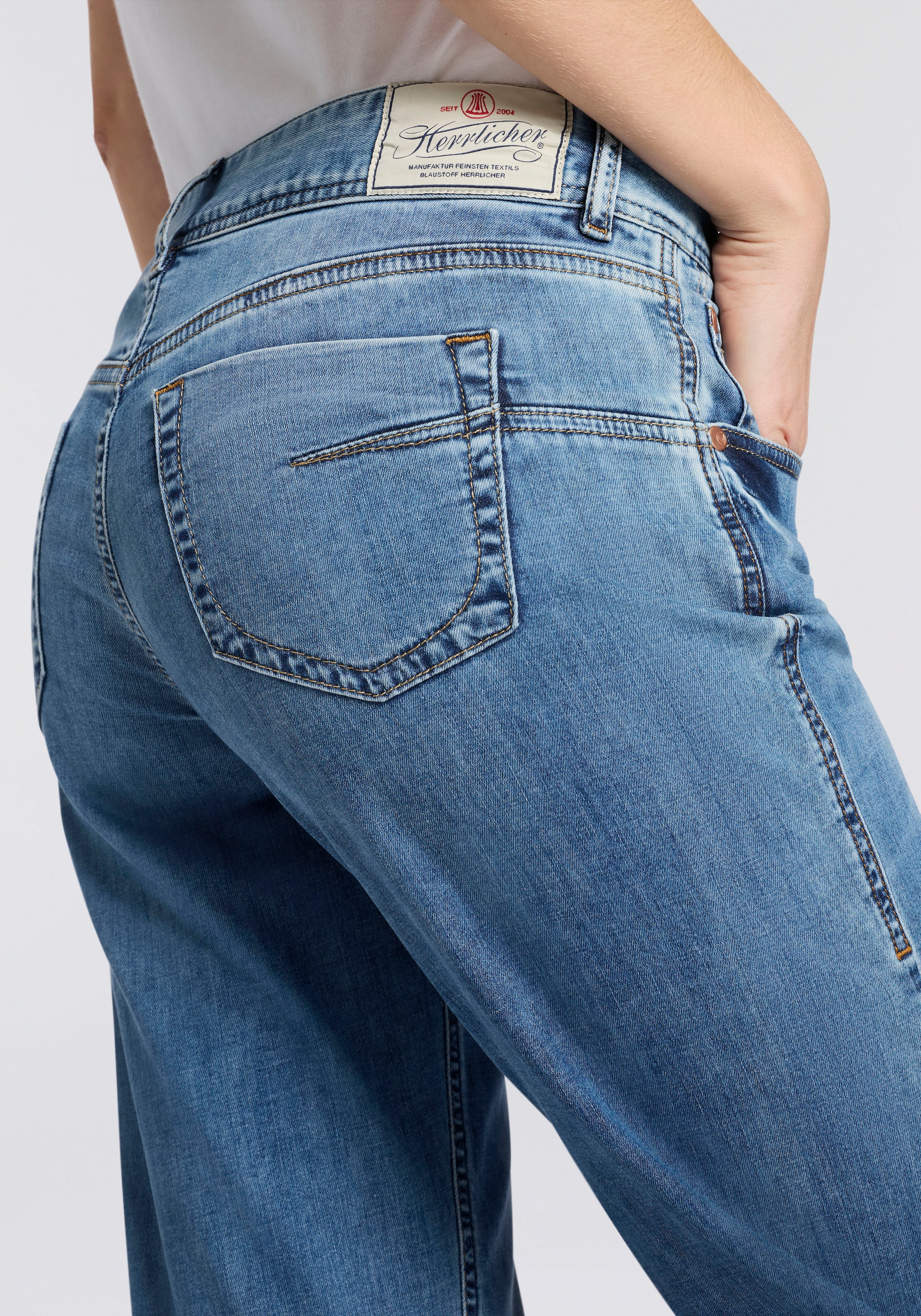 Herrlicher Jeans à 5 poches »Edna Denim Light« im Flared Fit
