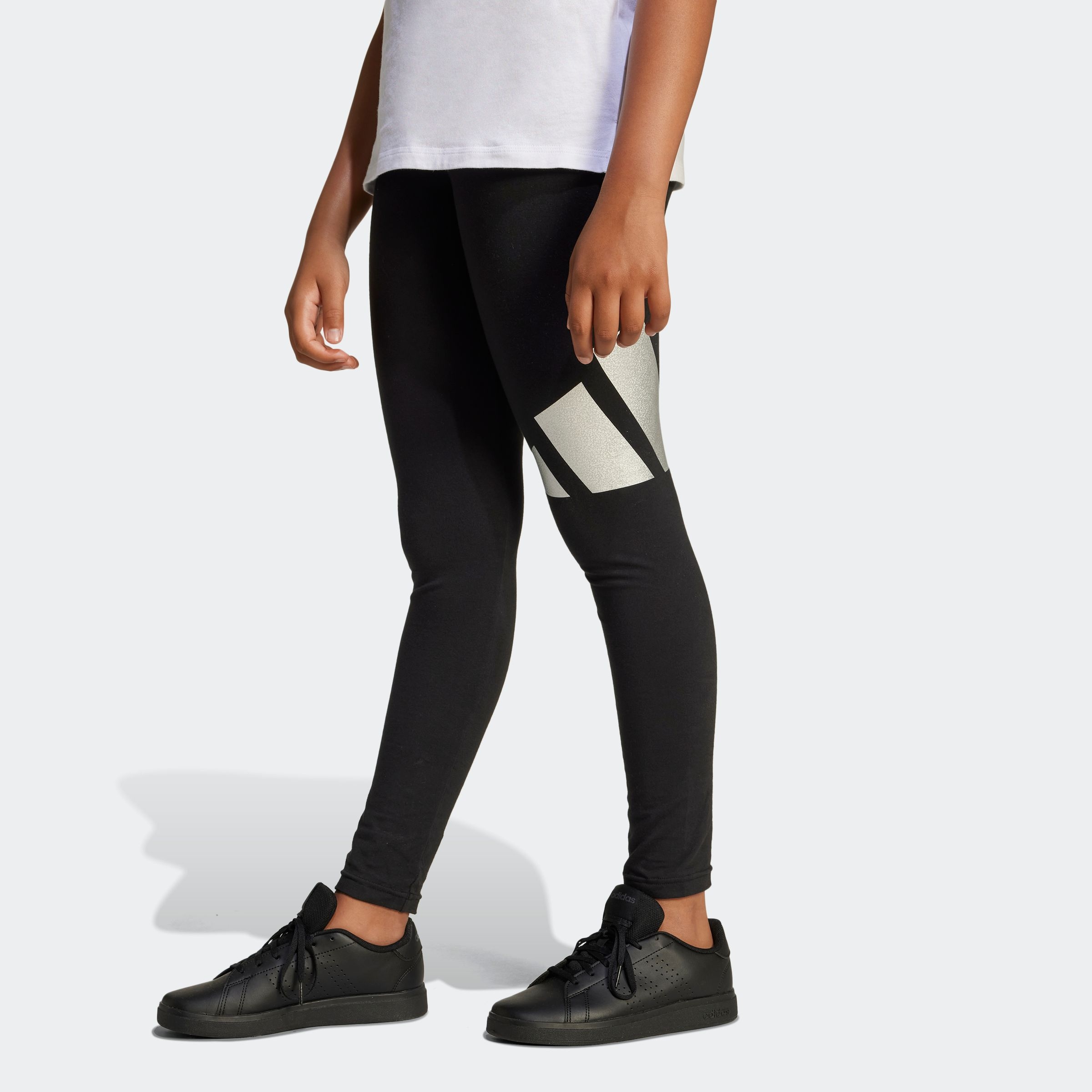 Image of adidas Sportswear Leggings "SEASONAL ESSENTIALS GLAM COTTON KIDS"