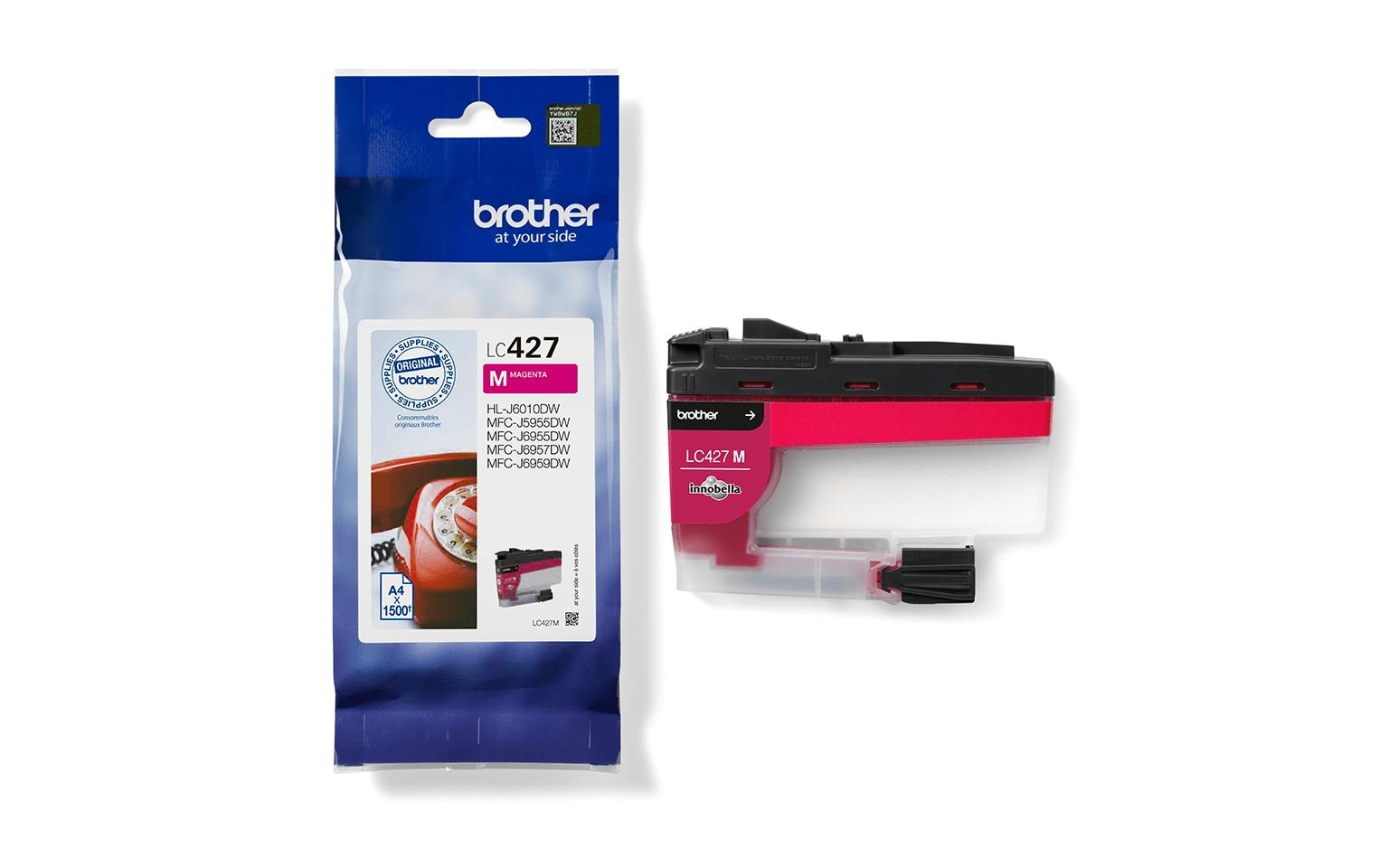 Brother Tintenpatrone »LC-427C Magenta«