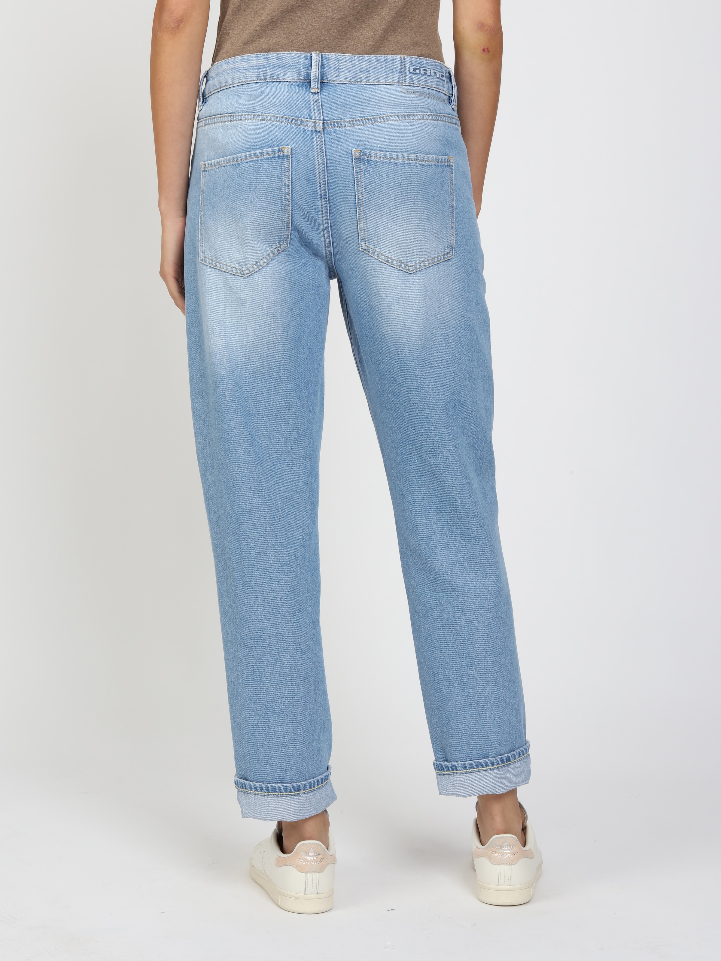 GANG Straight-Jeans »94THELMA« mit Detail oberhalb der Münztasche