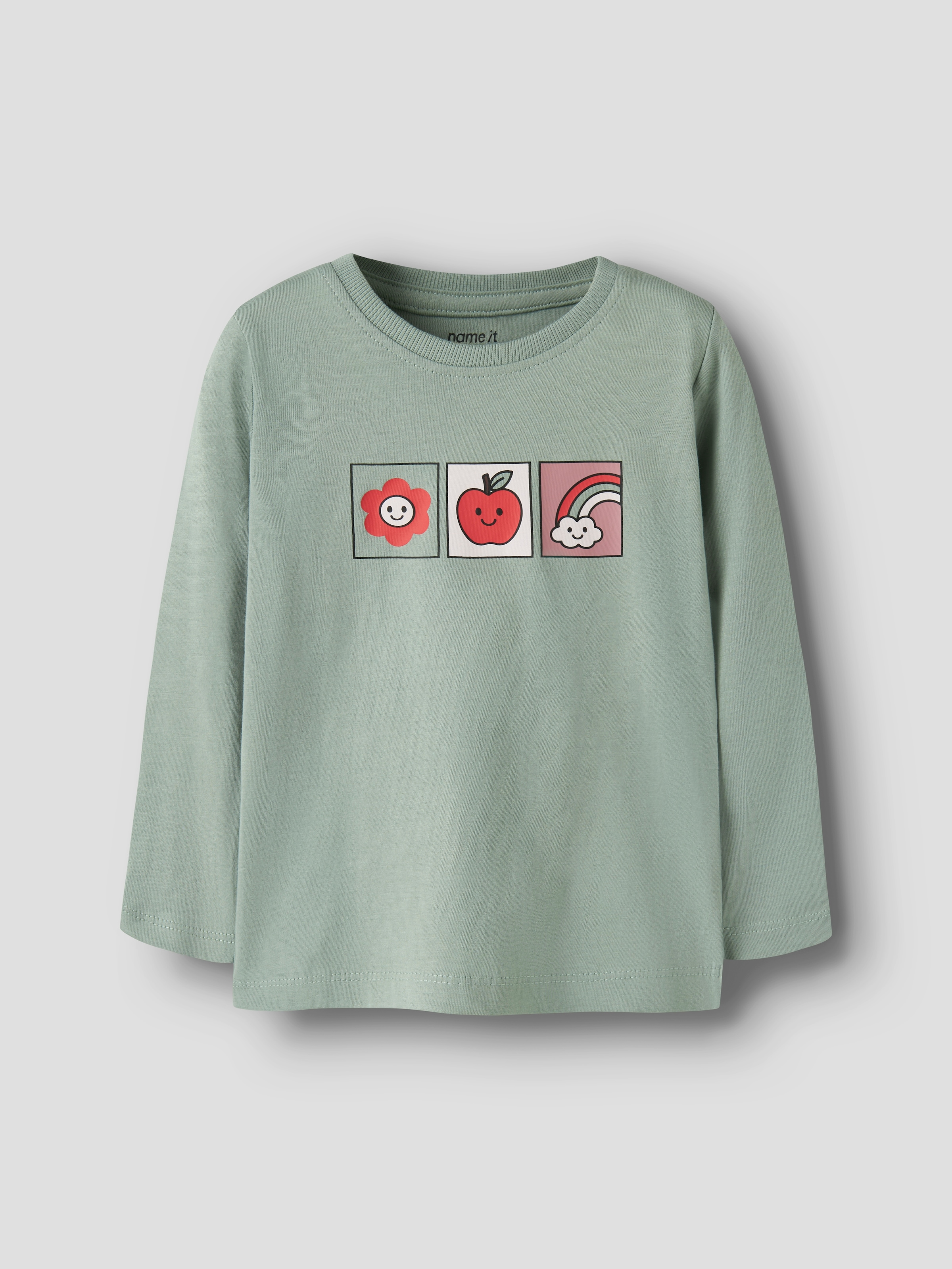 Name It T-shirt à manches longues »NMFNIA 3P LS TOP« Paquet, 3 coton, coupe régulière