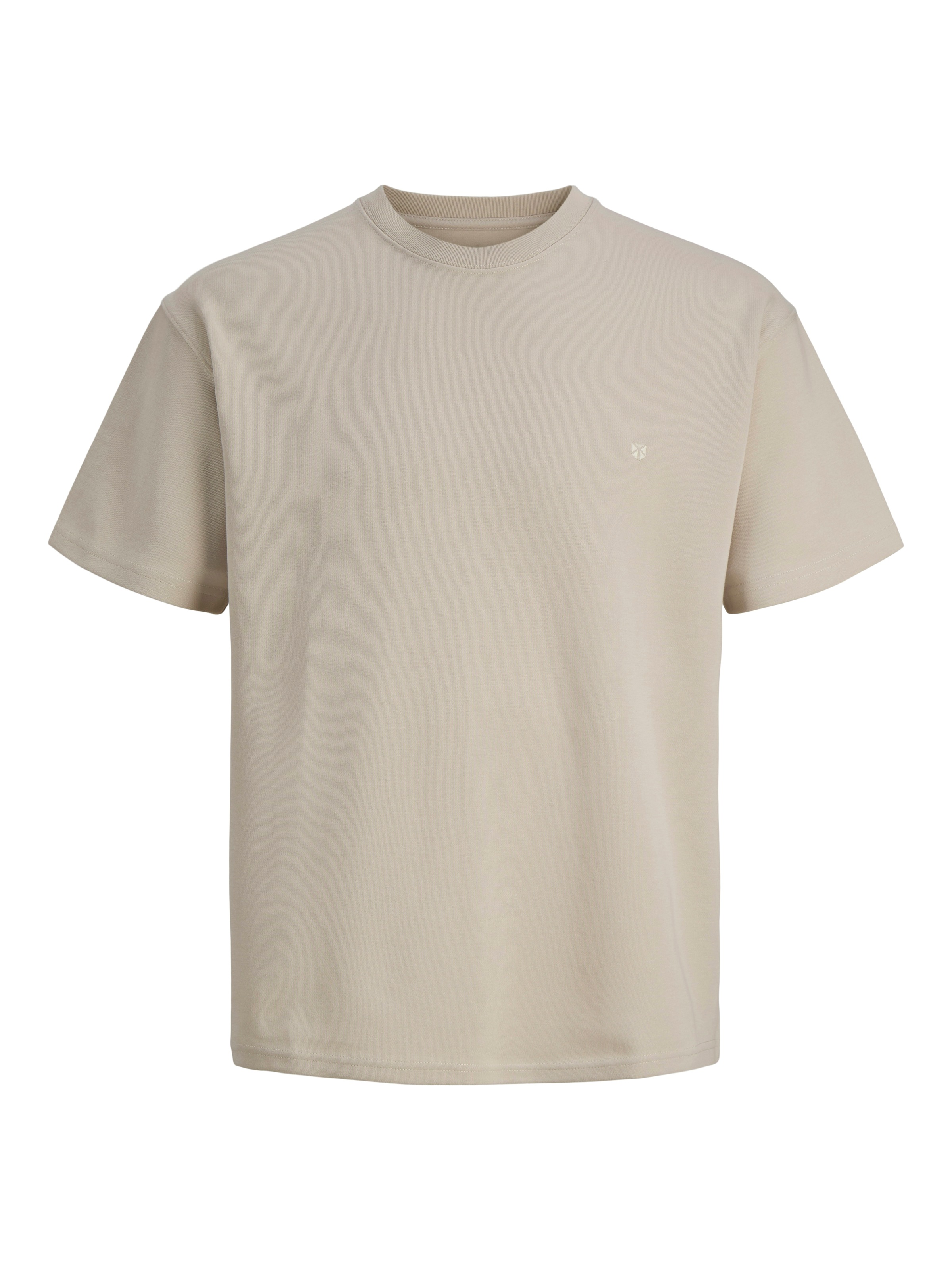 Jack & Jones T-shirt à manches courtes »JPRBLAETHAN SS LOGO TEE SN« mélange de matériaux, coupe régulière