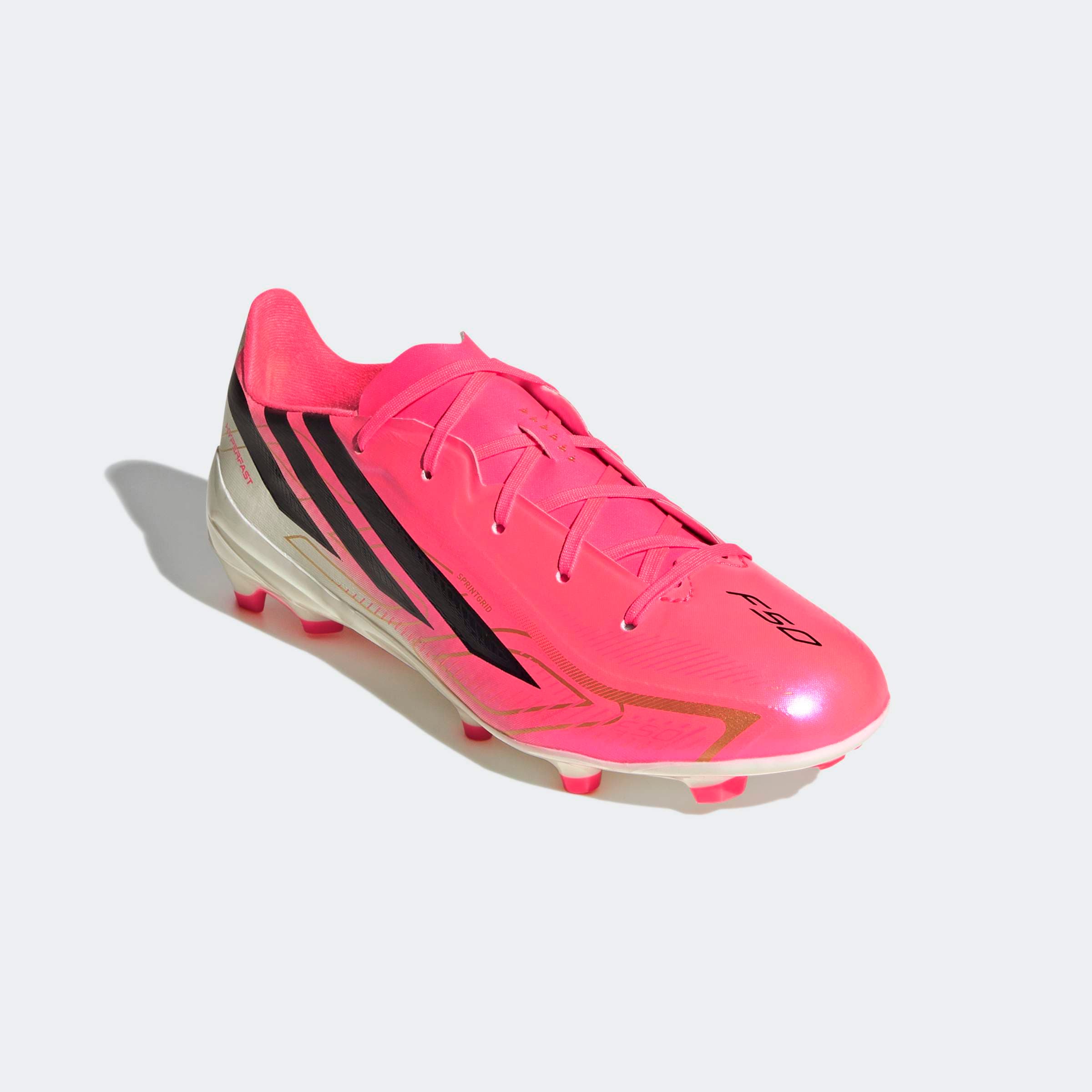 Image of adidas Performance Fussballschuh "F50 HYPERFAST LEAGUE KIDS, FESTE BÖDEN" für Rasen und feste Böden, gespielt bei der WM
