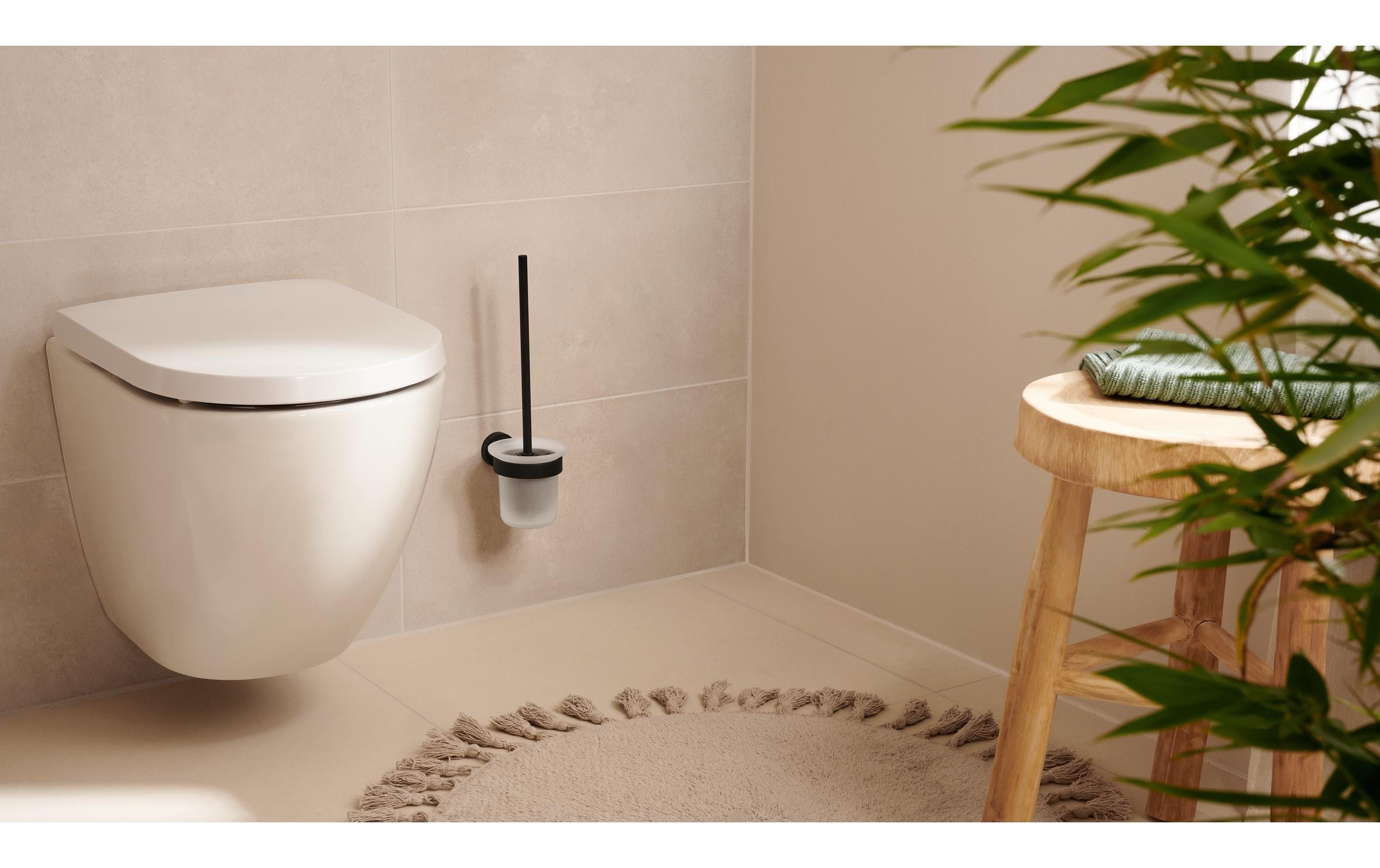 tesa WC-Garnitur »Schwarz«, aus Metall