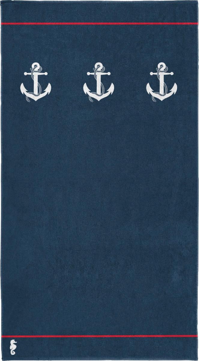 Image of Seahorse Strandtuch »Larboard«, (1 St.), Motiv Anker bei Ackermann Versand Schweiz