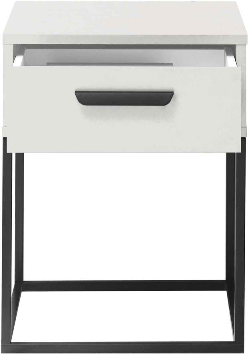 Schlafkontor Nachtkommode »Suna Kommode, Nachttisch, Nachtschrank« auf Metallgestell