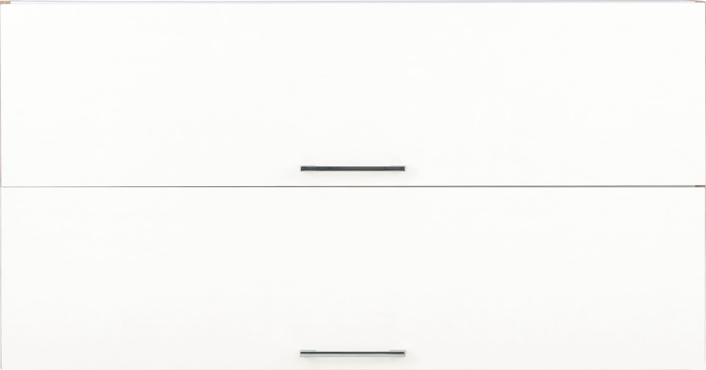 KOCHSTATION Armoire suspendue à abattant »KS-Colmar« 110 cm, avec poignée en métal, pour beaucoup de rangement