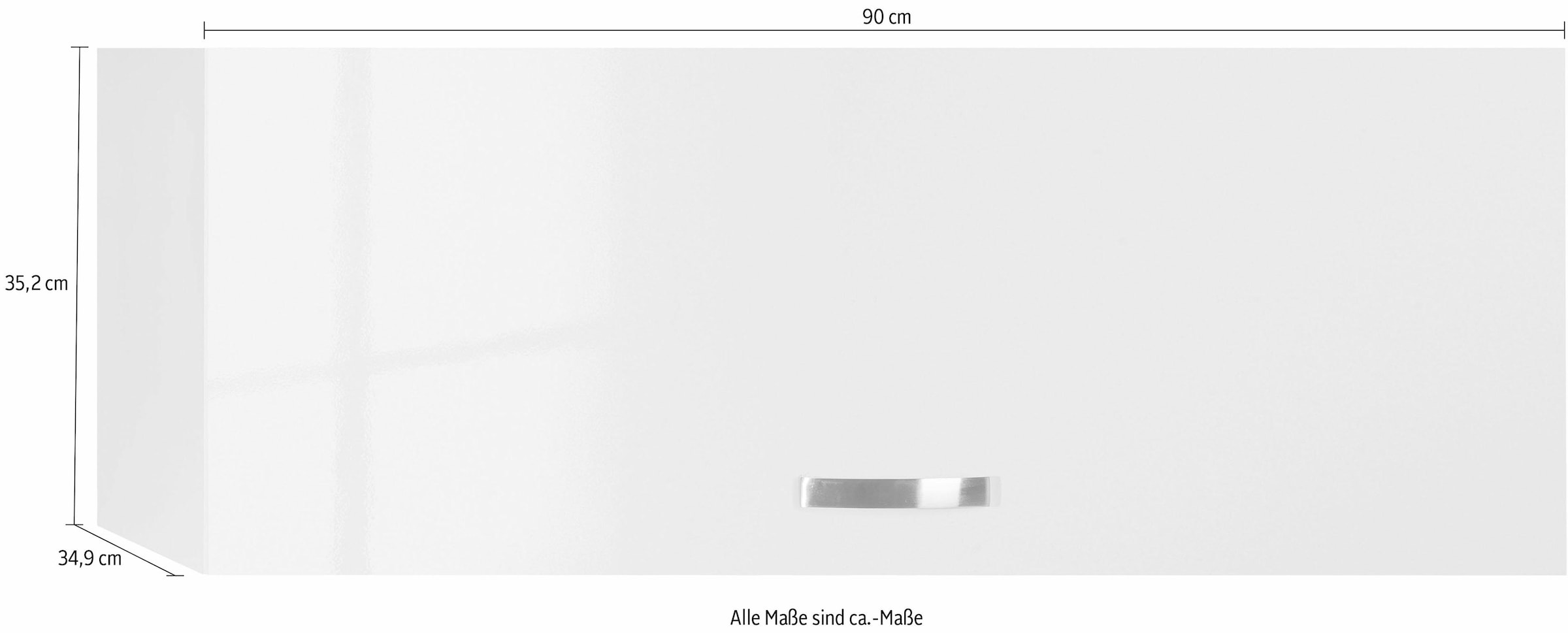 KOCHSTATION Klapphängeschrank »KS-Cara«, Breite 90 cm