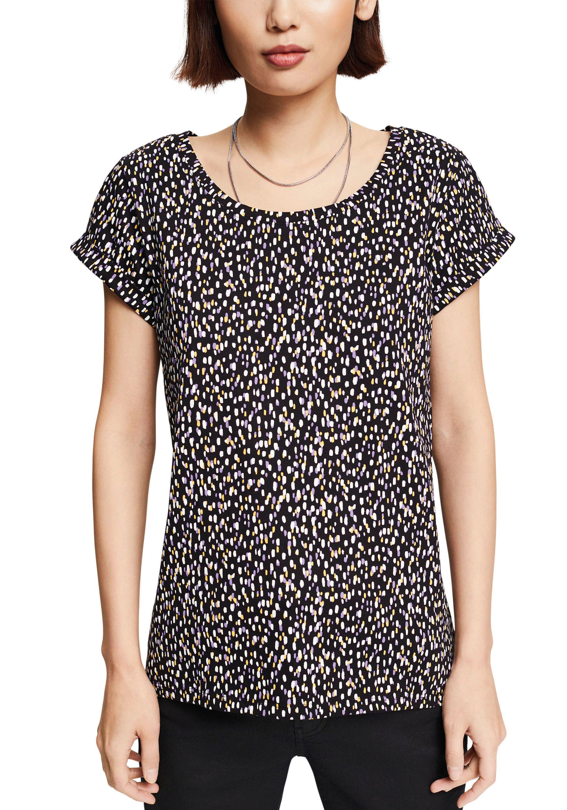Image of Esprit T-Shirt, mit Aufschlag an den Ärmeln bei Ackermann Versand Schweiz