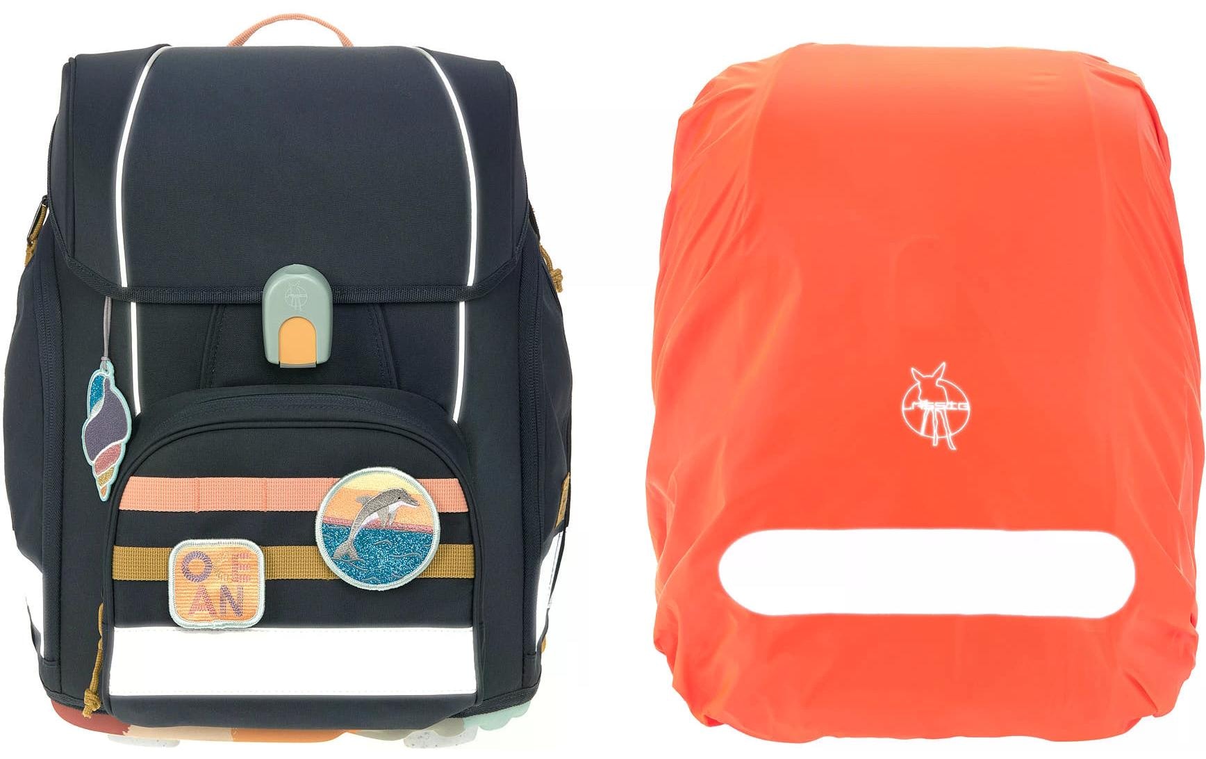 LÄSSIG Schulrucksack »Lässig Schulthek-Set Boxy Unique Ocean«