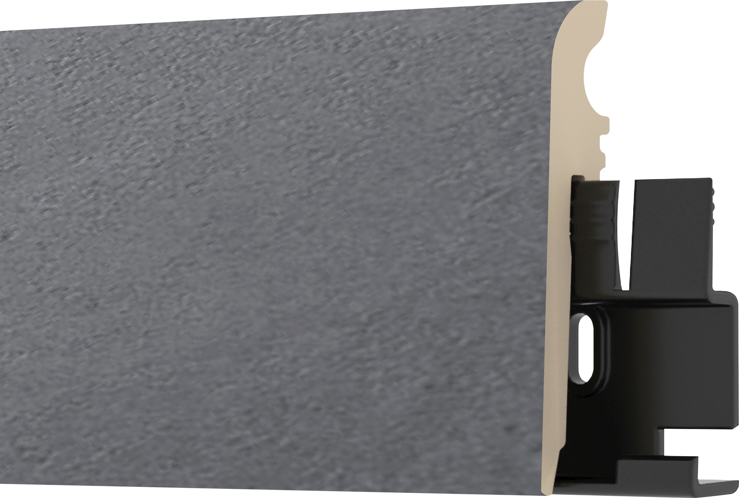 Image of Arbiton Sockelleiste »TORE 60 Hamburg«, (Set, 2 St., 2 Stück á 2,20m), Concrete, Hochwertige Designleiste für Vinyl bei Ackermann Versand Schweiz