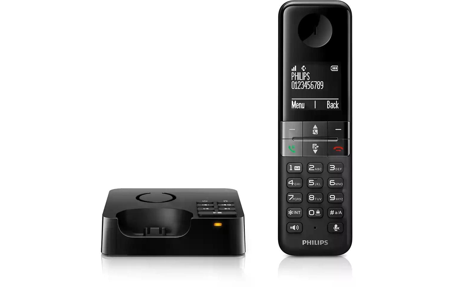 Philips Festnetztelefon »Philips D4751B Schwarz«