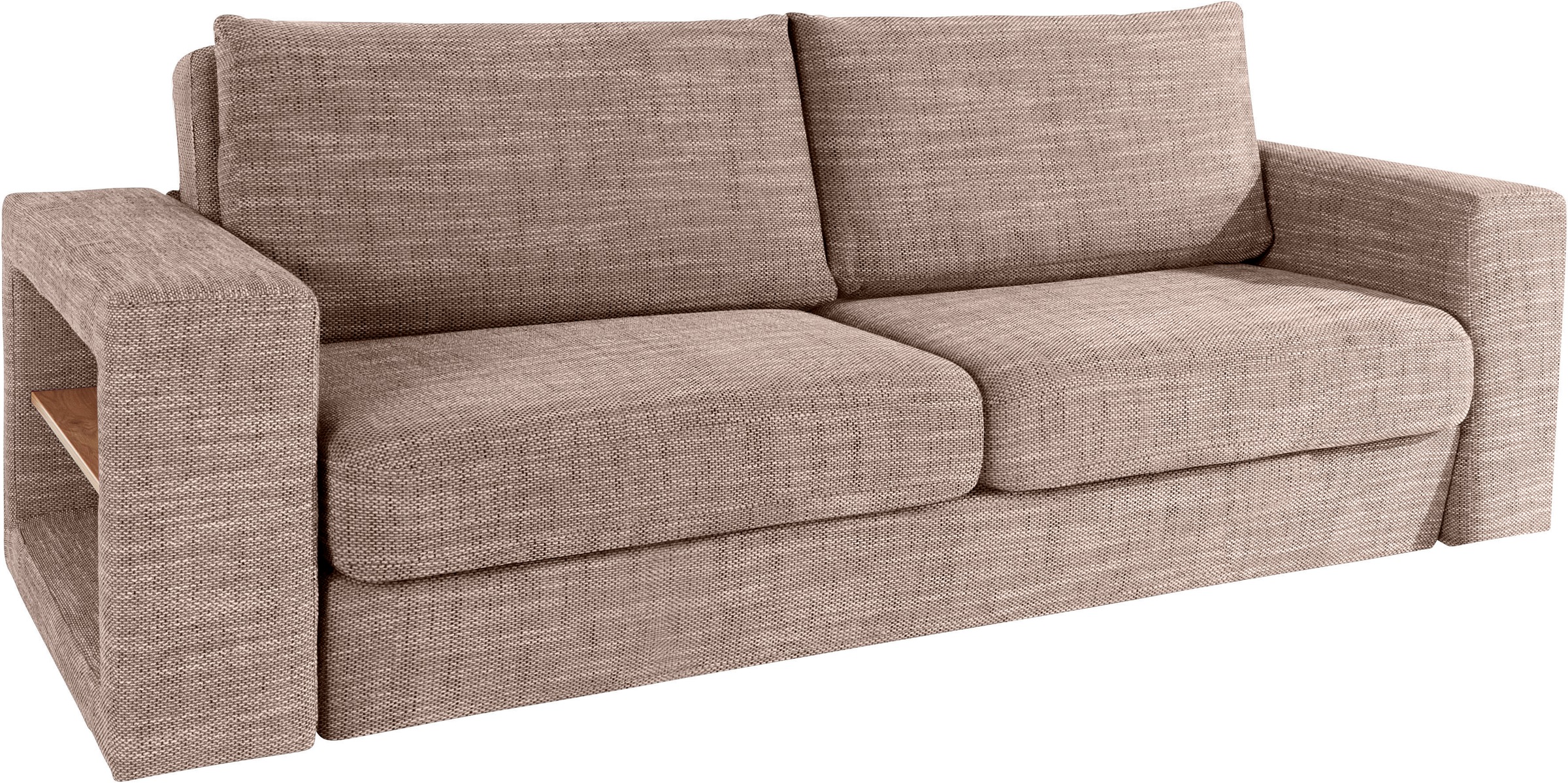 LOOKS by Wolfgang Joop 4-Sitzer »Looksvb«, Verwandlungssofa: aus Sofa wird Sofa mit 2 Hockern, mit Regalfunktion