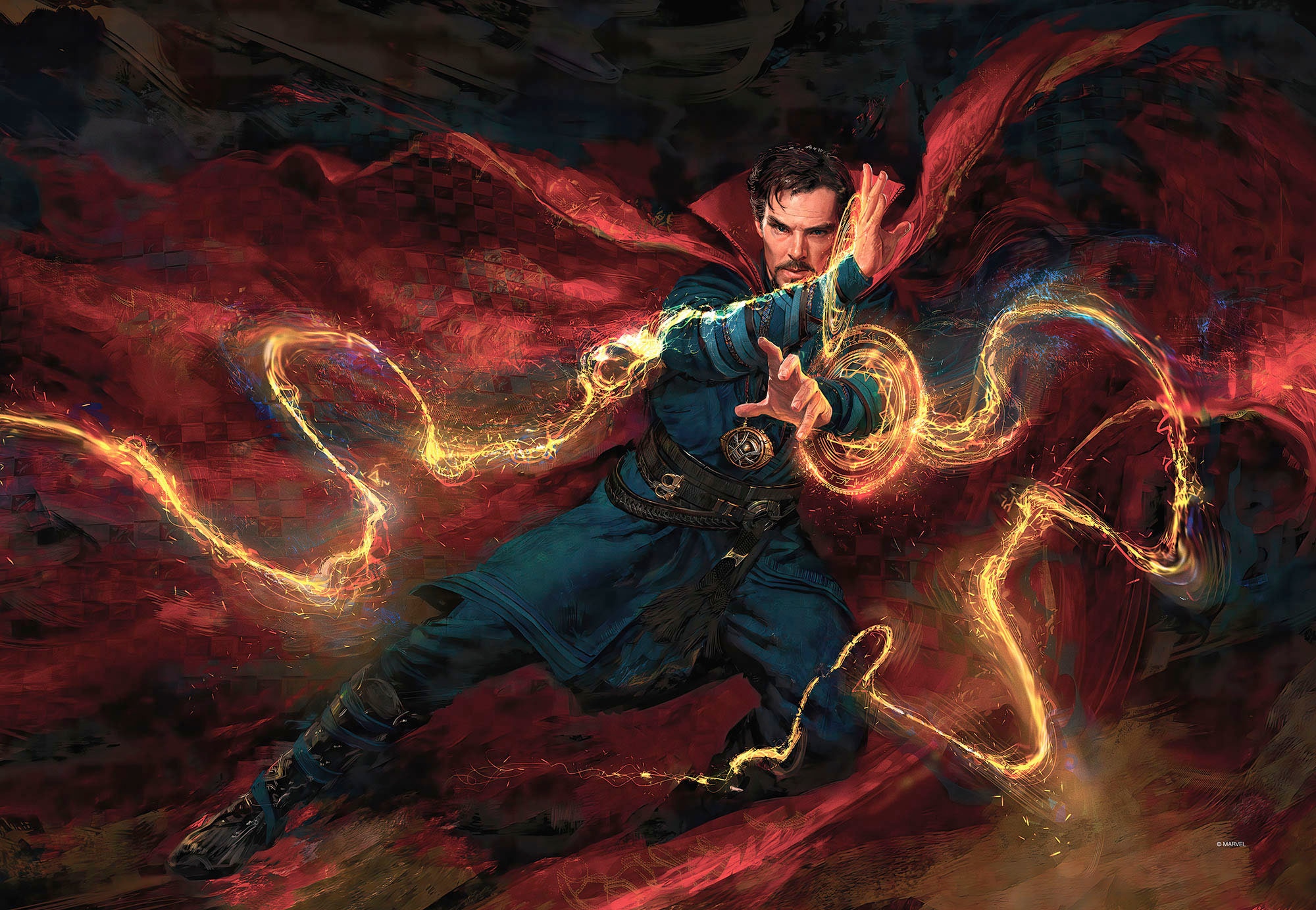 Komar Leinwandbild »Doctor Strange Sorcerer Supreme - Grösse 60 x 40 cm«, Disney, (1 St., 60 x 40 cm (Breite x Höhe), Keilrahmenbild mit Echtholzrahmen, Kinderzimmer