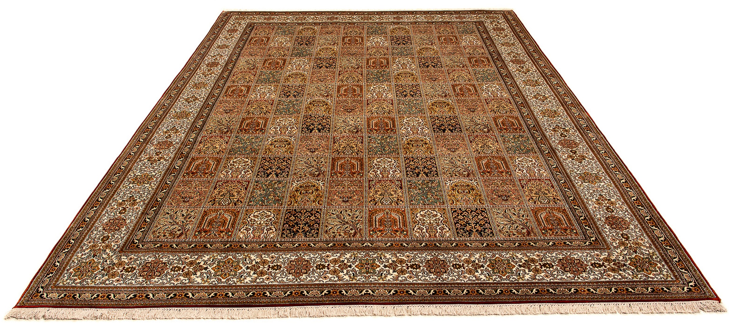 Image of morgenland Orientteppich »Perser - Classic - 353 x 240 cm - mehrfarbig«, rechteckig, 10 mm Höhe, Wohnzimmer, Handgeknüpft, Einzelstück mit Zertifikat bei Ackermann Versand Schweiz