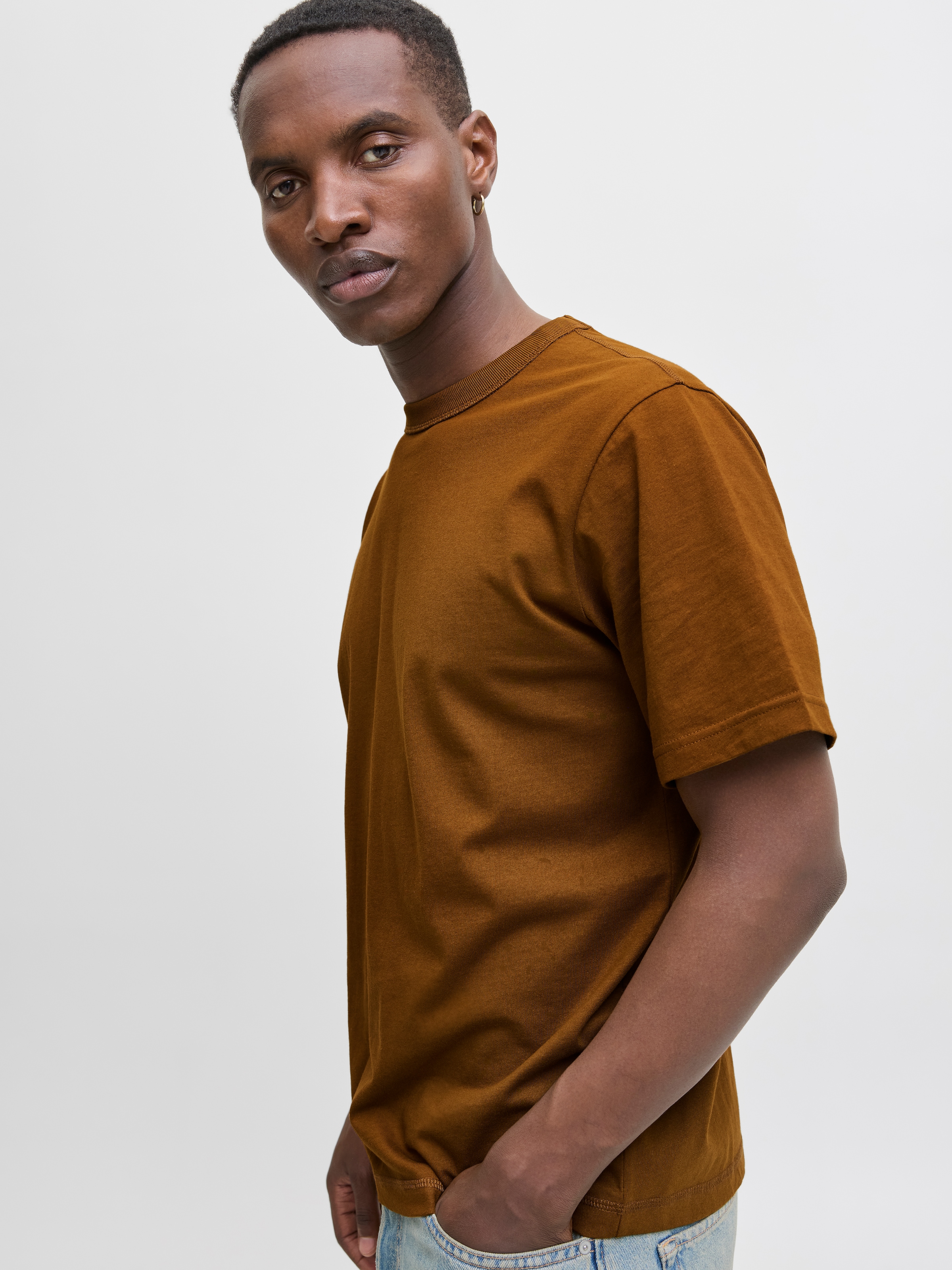 Jack & Jones Shirt à col rond »JJEDOVER TEE SS CREW NECK«