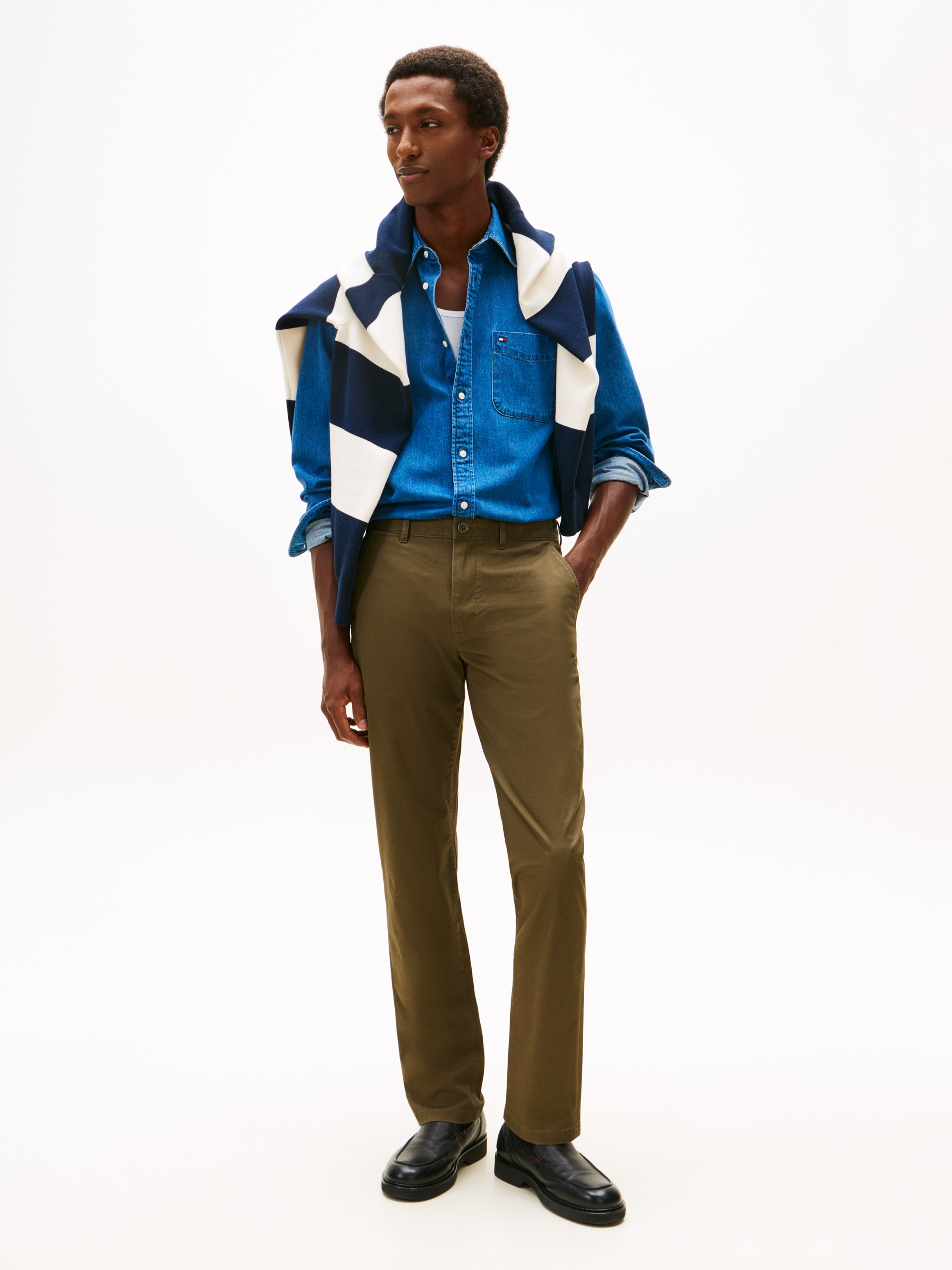 Tommy Hilfiger Chinos »DENTON ESSENTIAL«  Gerades Bein, Schlichte Optik
