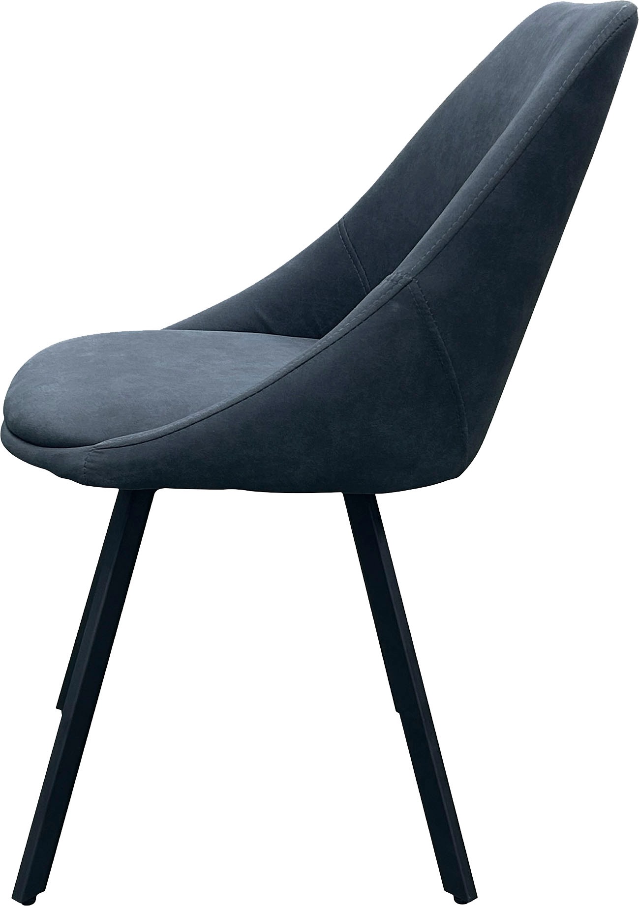 byLIVING Esszimmerstuhl »Jasper (2er-Set)«, (Set), Sitzschale 360°drehbar, Metall schwarz, Küchenstuhl, diverse Bezüge