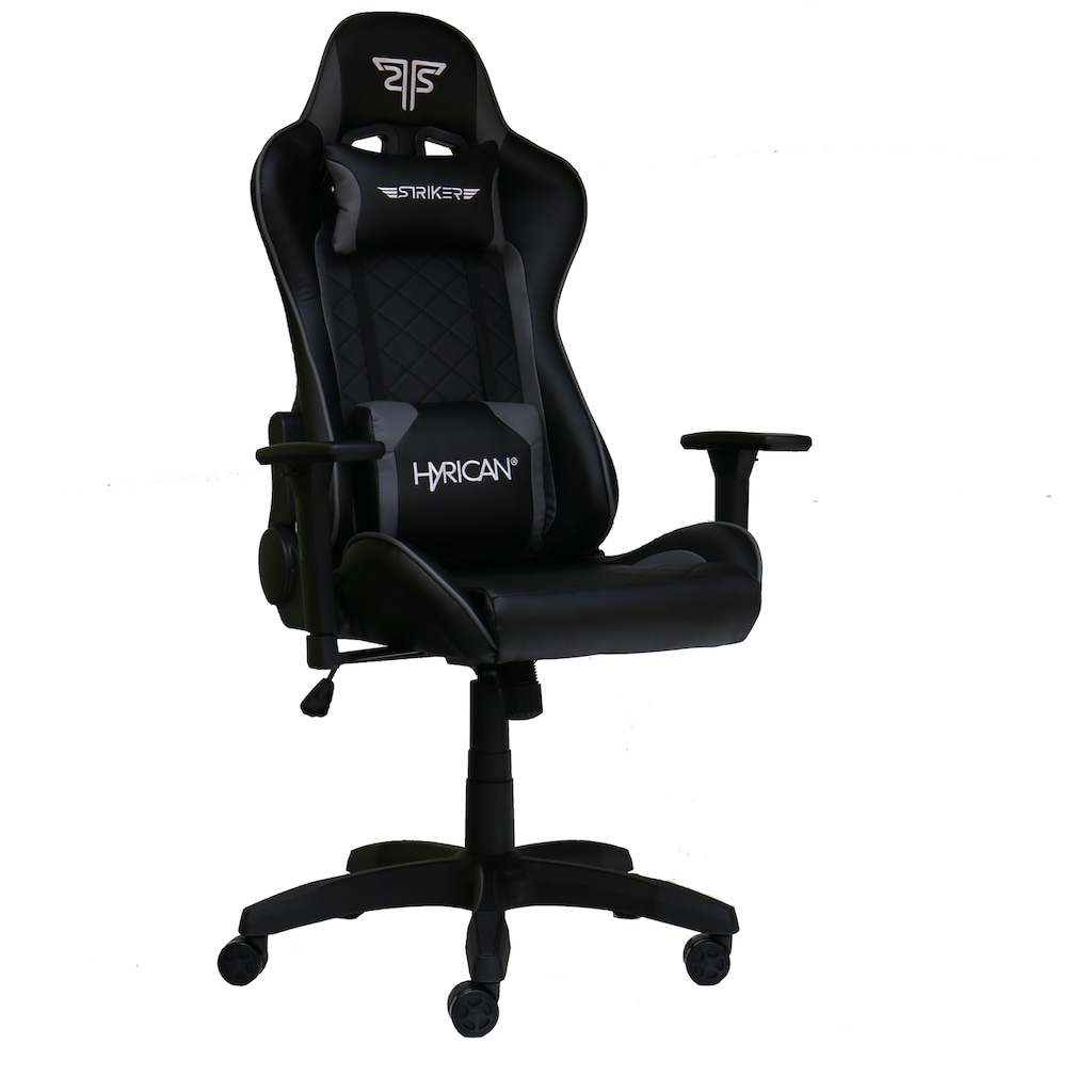 Hyrican Gaming-Stuhl »"Striker Comander" schwarz, ergonomischer Gamingstuhl«, Kunstleder