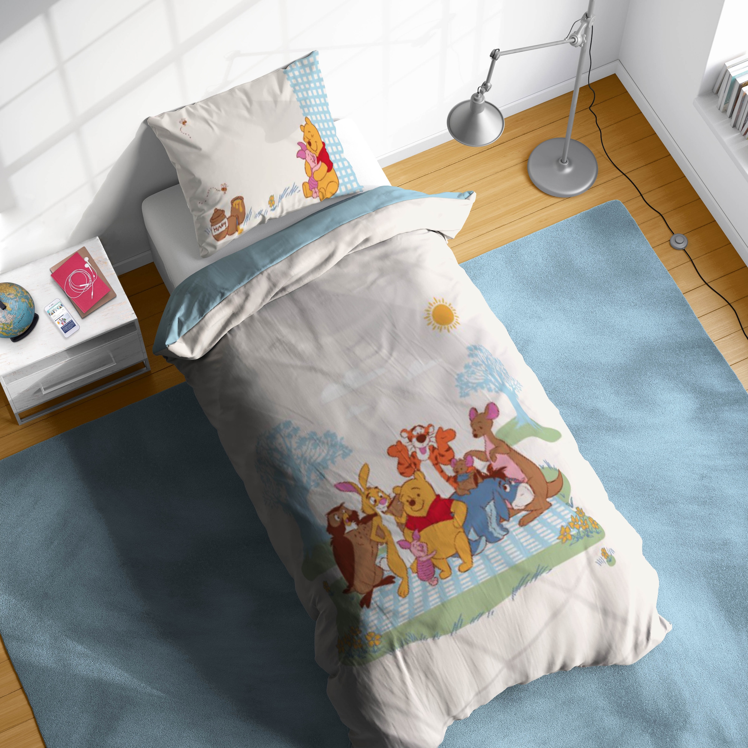 Disney Kinderbettwäsche »Winnie The Pooh Party« 2 100% Baumwolle