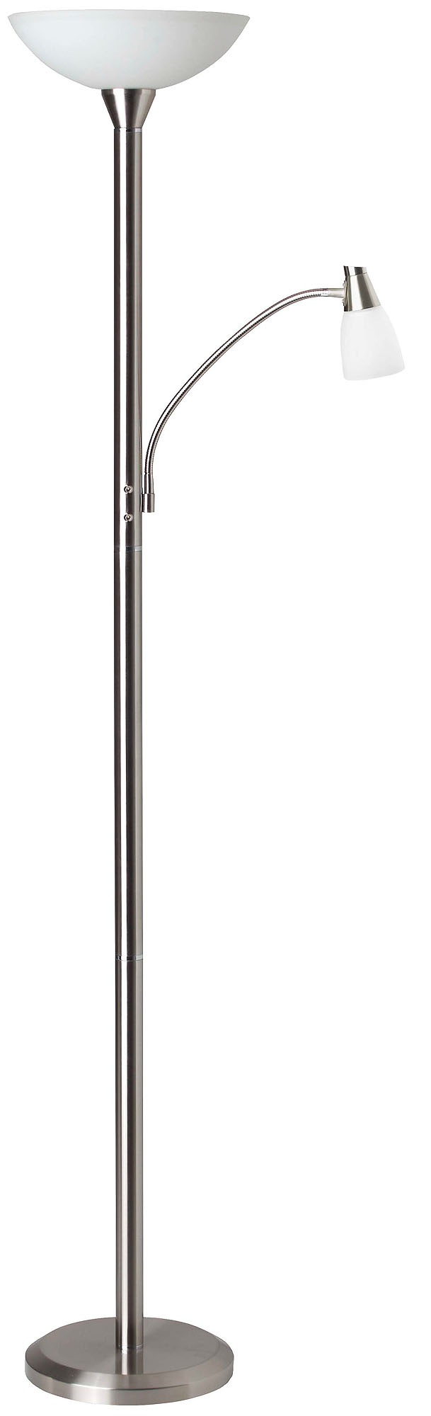 Image of Brilliant Leuchten Deckenfluter »Lucy«, E27, 1 St., Warmweiss, LED Stehlampe Lesearm eisen bei Ackermann Versand Schweiz