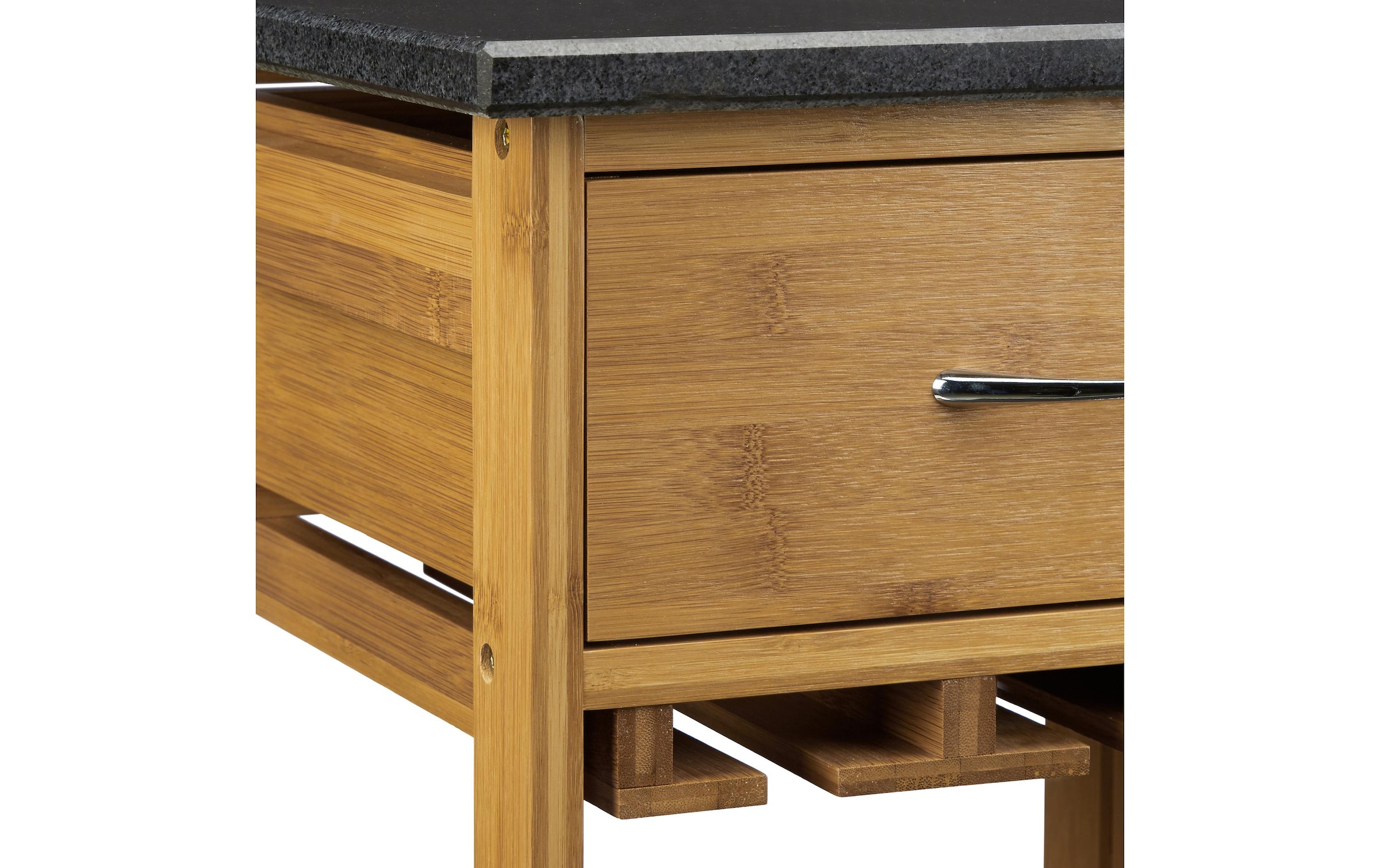 relaxdays Chariot de cuisine »Küchentrolley Alfred mit Stauraum«