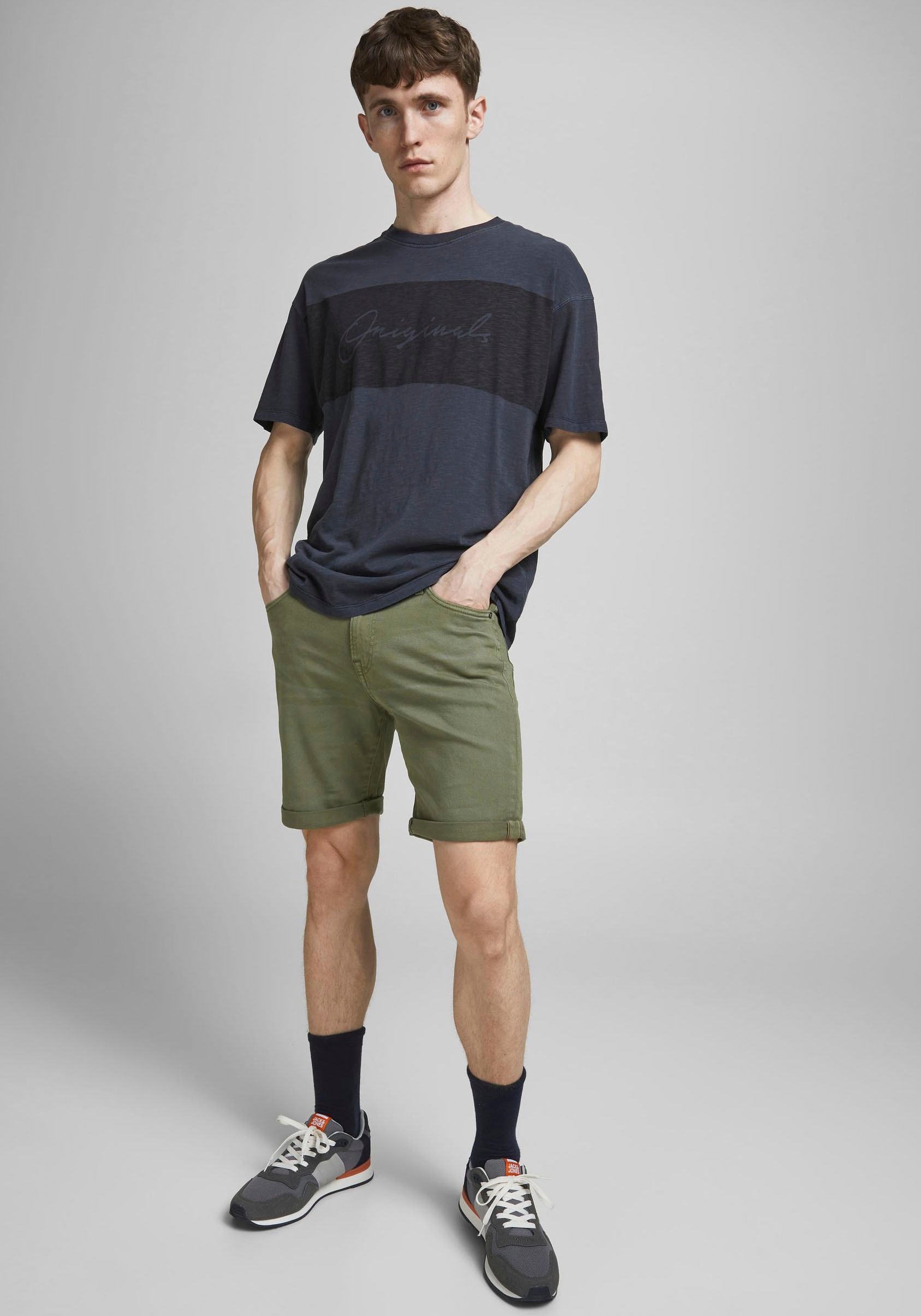 Jack & Jones Jeansshorts »JPSTRICK JJICON SHORTS AMA SN«
