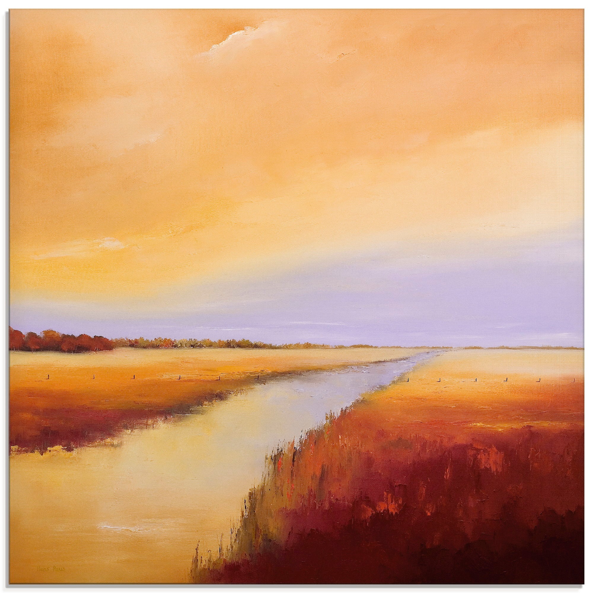 Image of Artland Glasbild »Polder«, Gewässer, (1 St.) bei Ackermann Versand Schweiz