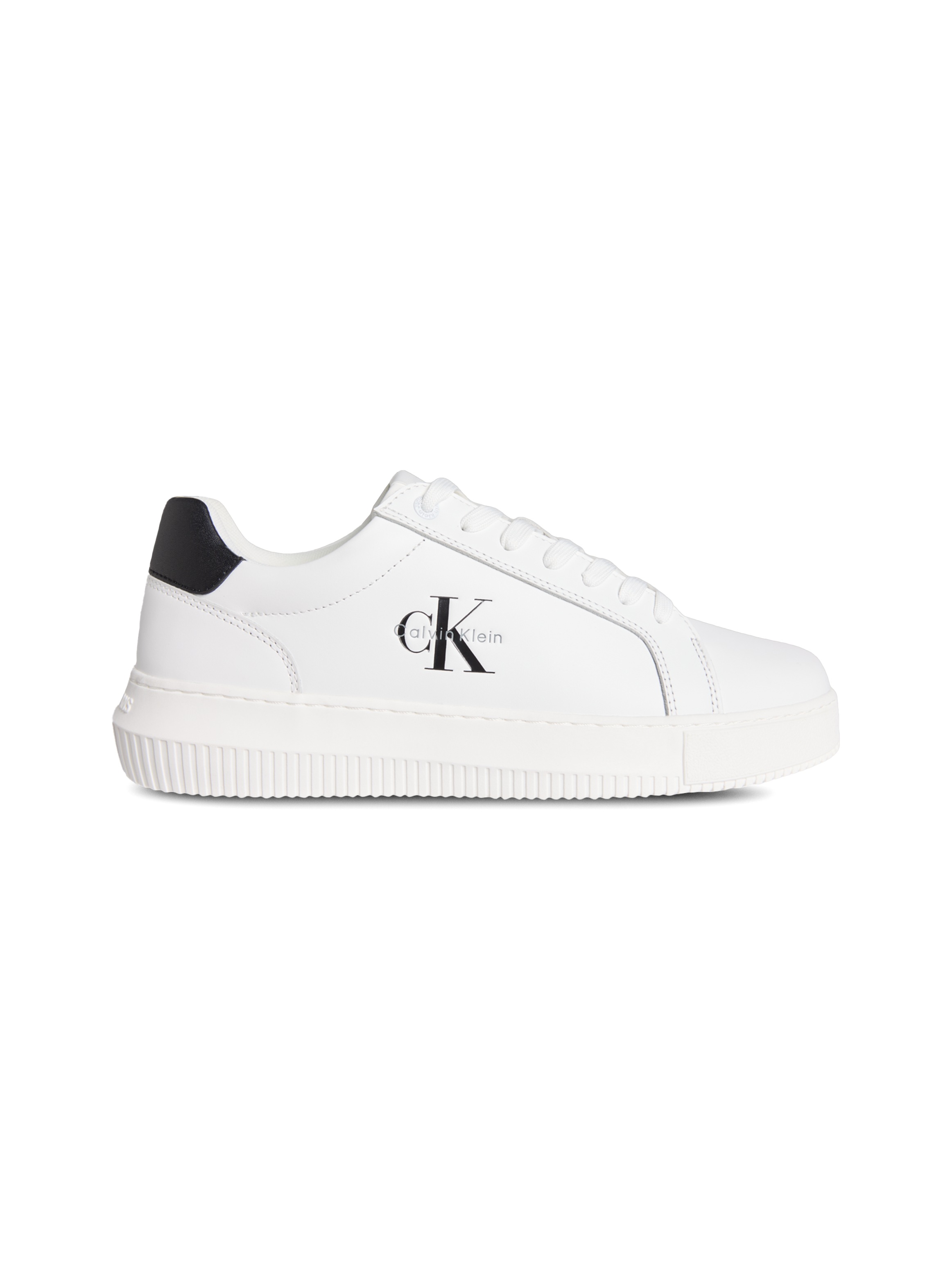 Calvin Klein Jeans Sneakers »CHUNKY CUPSOLE MONO LTH«  Chaussure à lacets, chaussure basse, sneaker de loisirs avec logo latéral