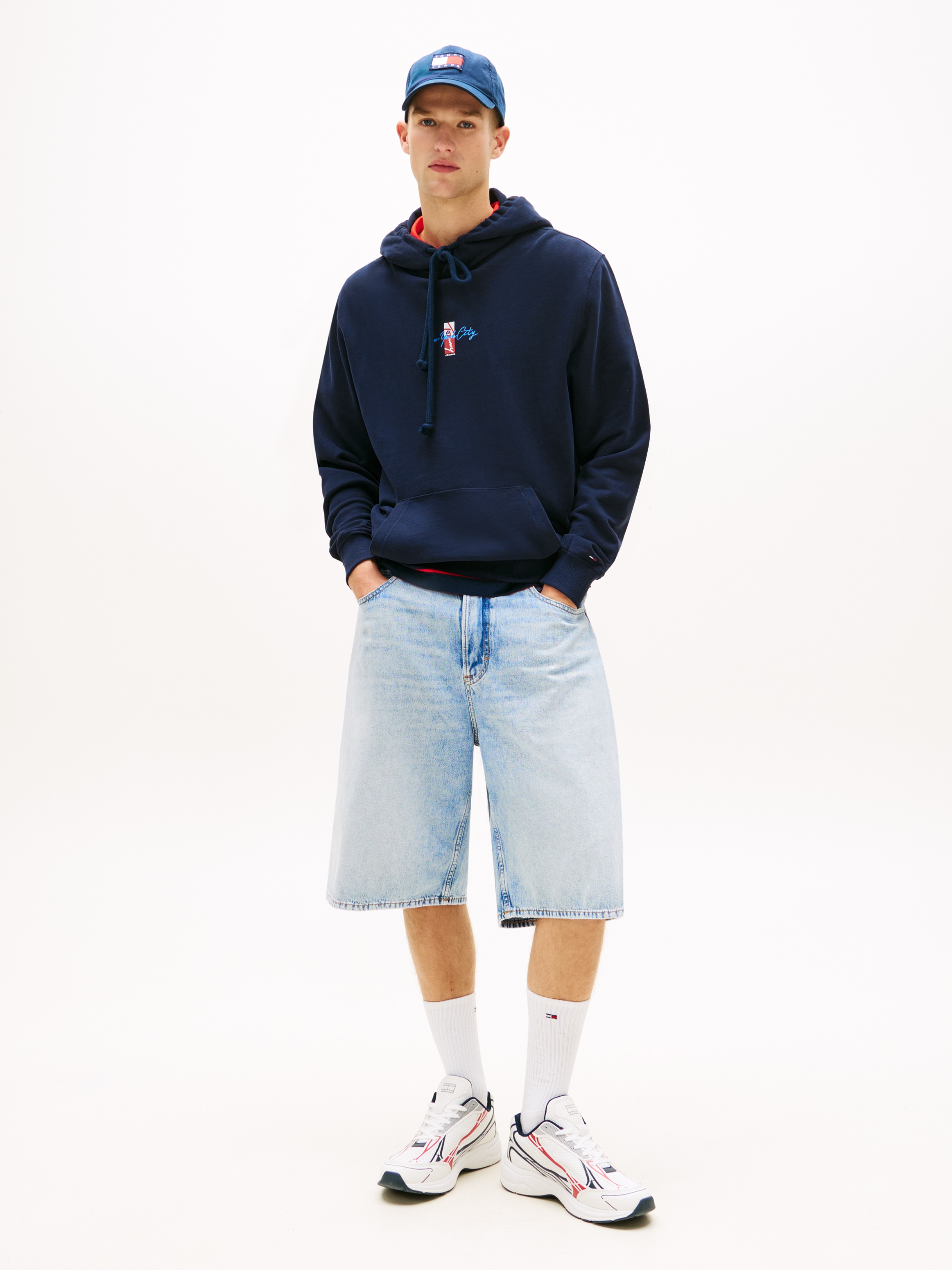 Tommy Jeans Kapuzensweatshirt »TJM REGULAR SIGN BACKPRINT«, Regular fit mit Markenprint
