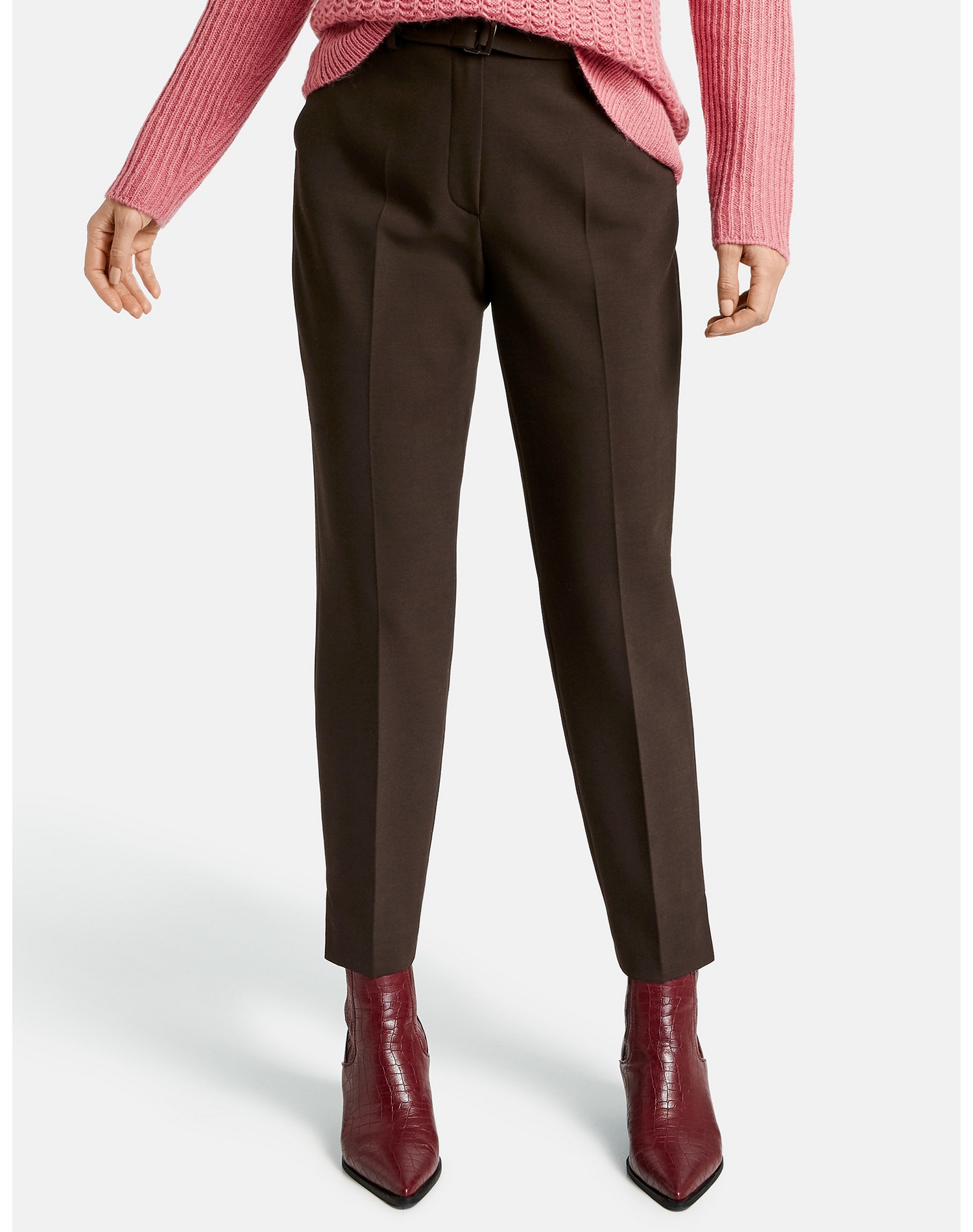 Hose Tuch/Kombi verkürzt »Verkürzte Hose mit Bügelfalte«