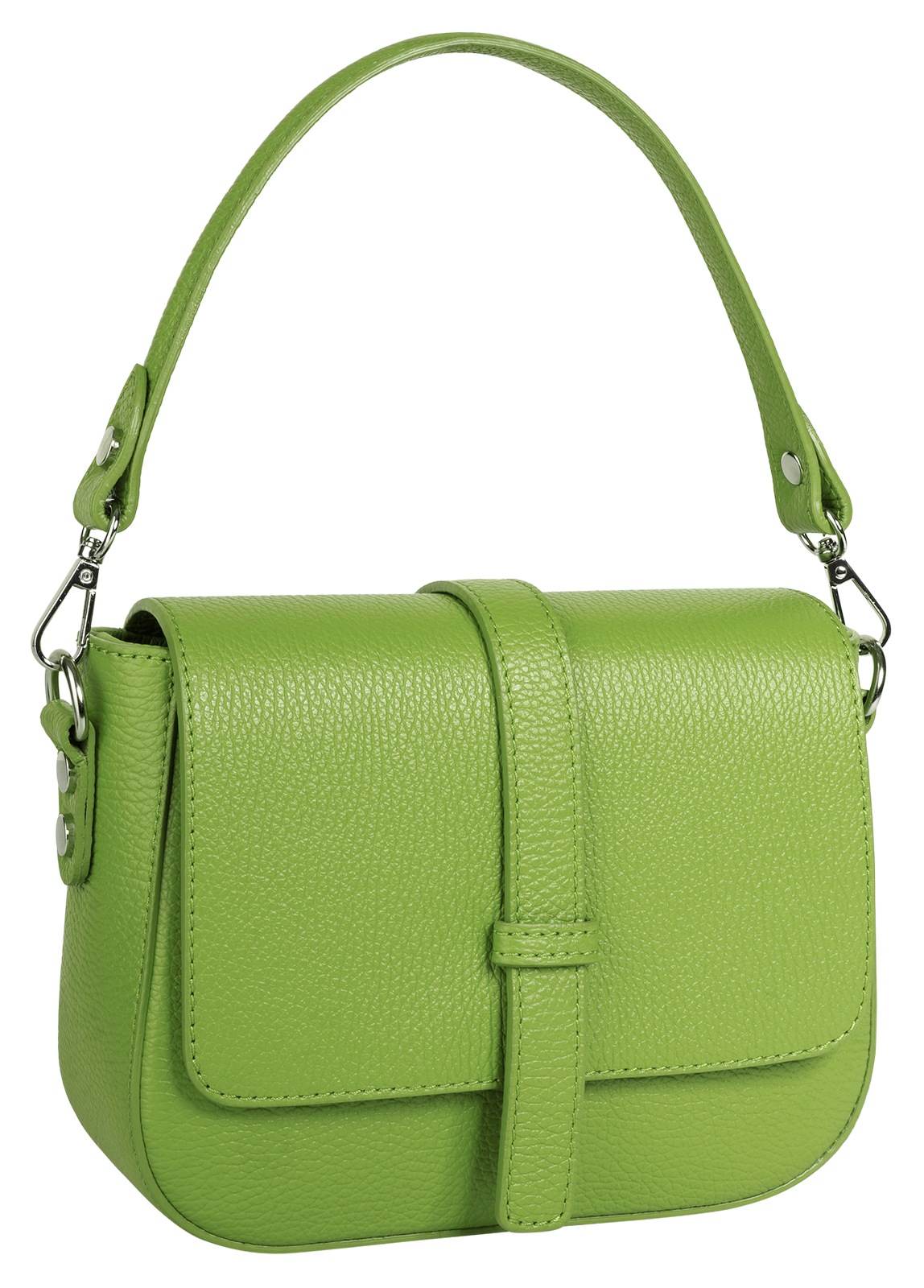 Samantha Look Umhängetasche echt Leder, Made in Italy