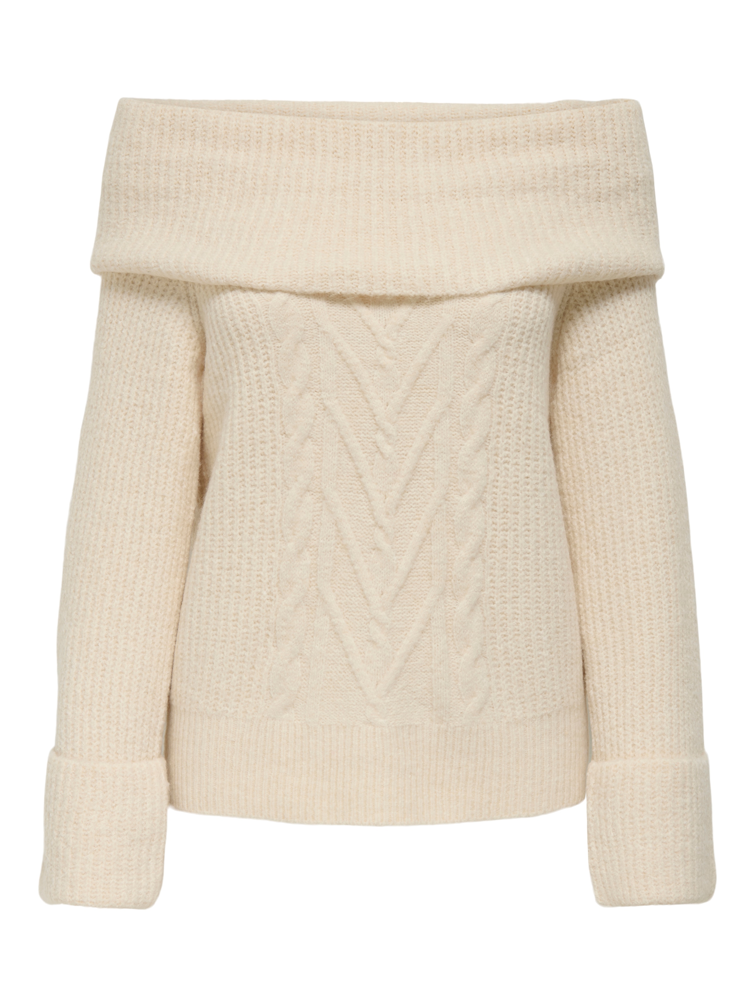 Image of ONLY Strickpullover "ONLLUNA LS OFF SHOULDER PULLOVER KNT"