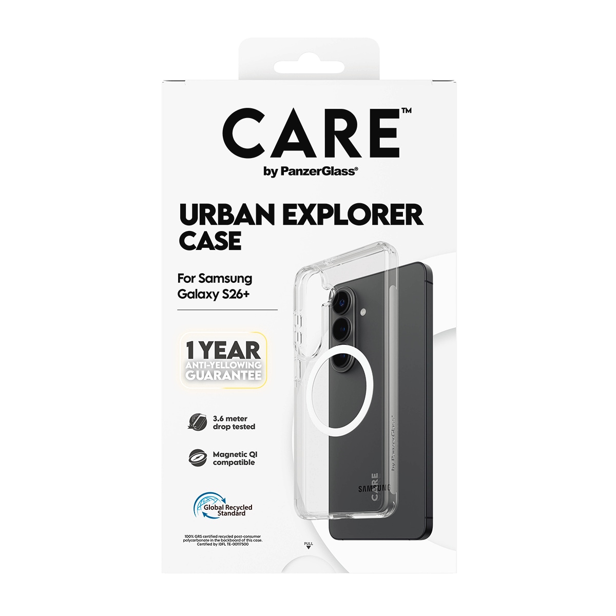 CARE by PanzerGlass Housse pour téléphone portable »Urban Explorer Case mit Qi für Samsung Galaxy S26+« Backcover, Schutzhülle, Handyschutzhülle, Case, Schutzcase, stossfest