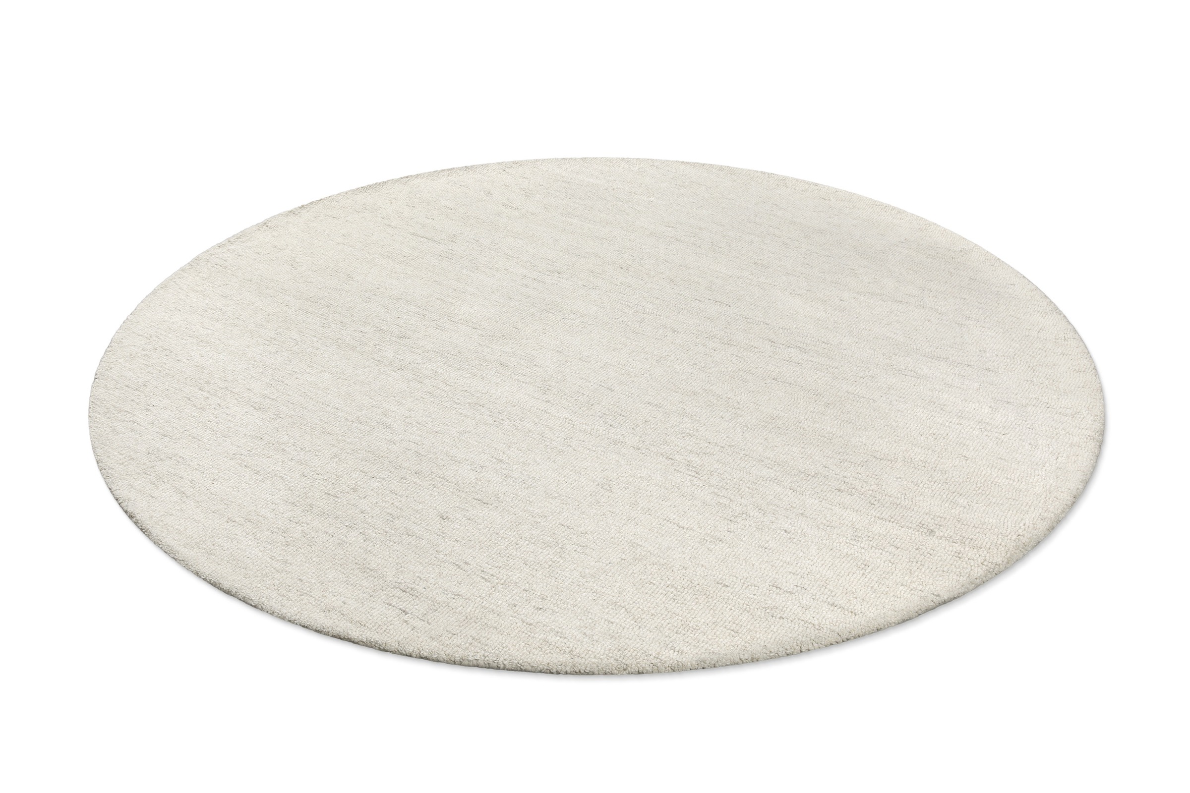 Wecon home Wollteppich »Hamptons SIXTEEN«, rund, 10 mm Höhe, Schurwolle, Kurzflor, Wohnzimmer, Schlafzimmer, elegant, meliert