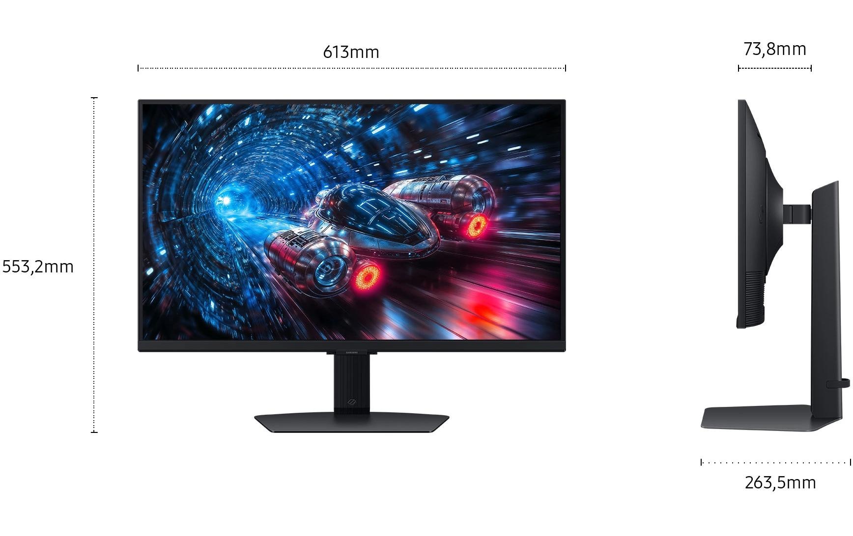 Samsung Gaming-Monitor »Odyssey G70F« 68,58 cm/27 ″  3840 x 2160 px 1 Reaktionszeit 360 Hz
